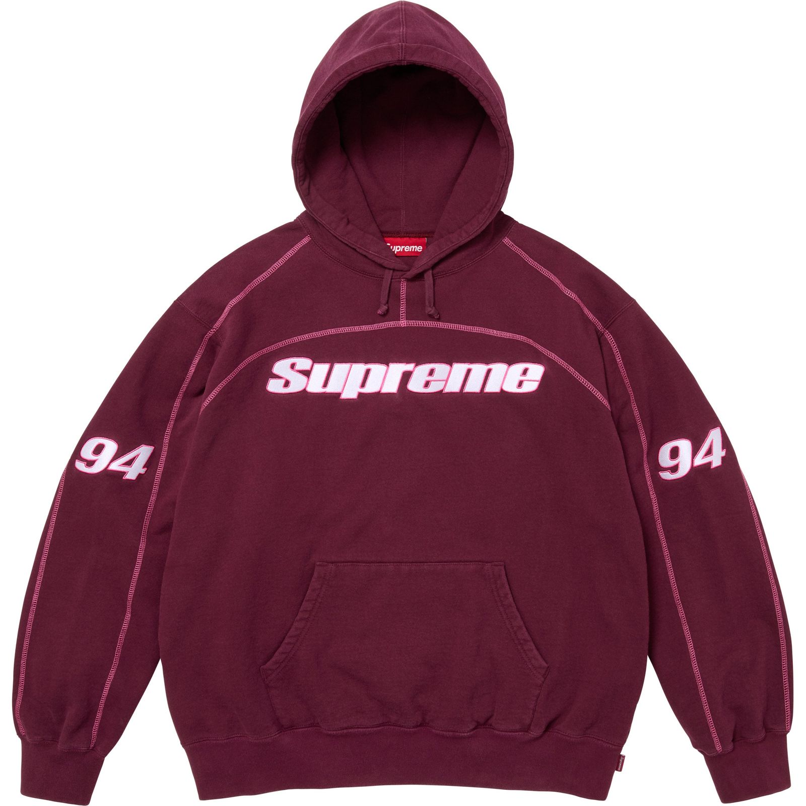 Overlock Hooded Sweatshirt