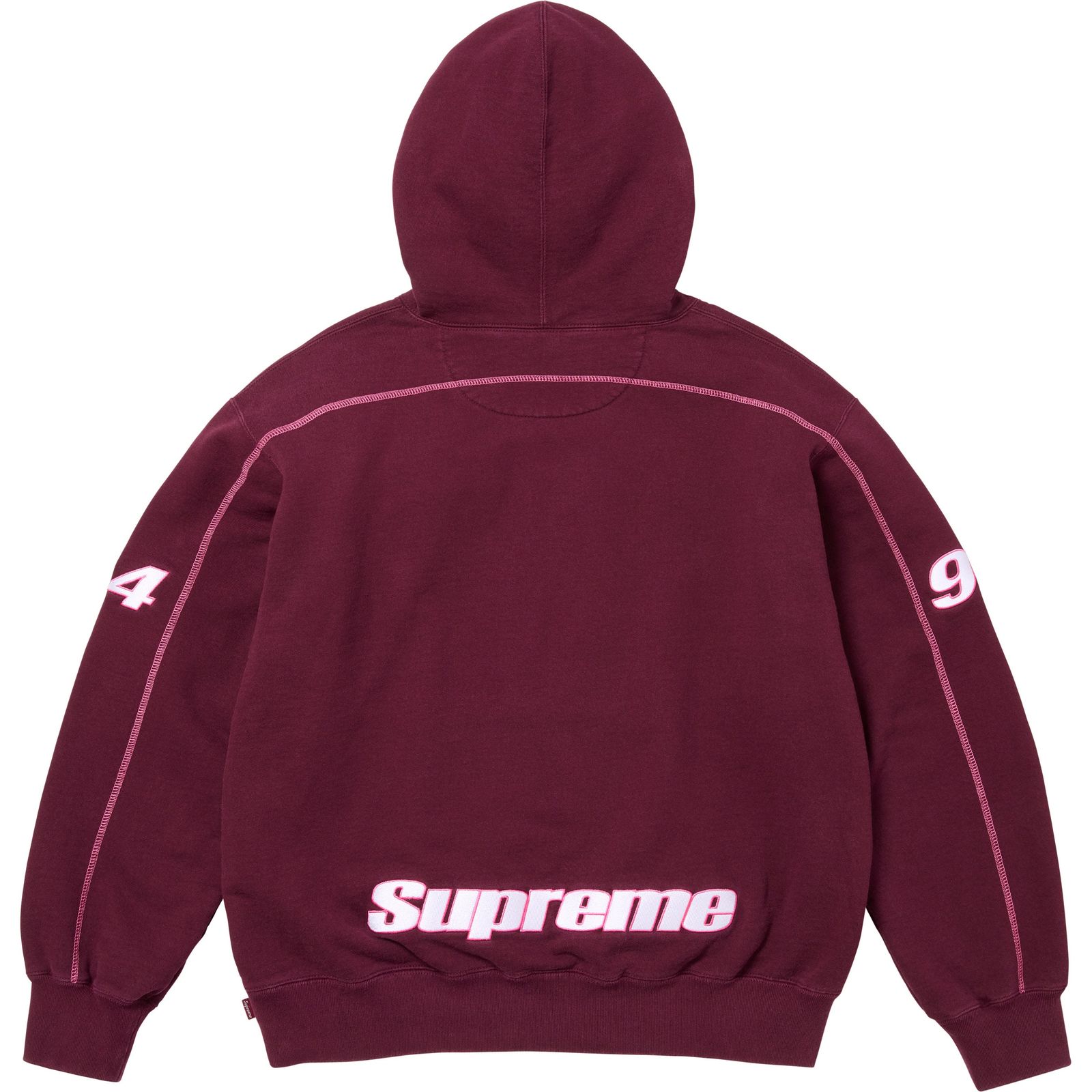 Overlock Hooded Sweatshirt