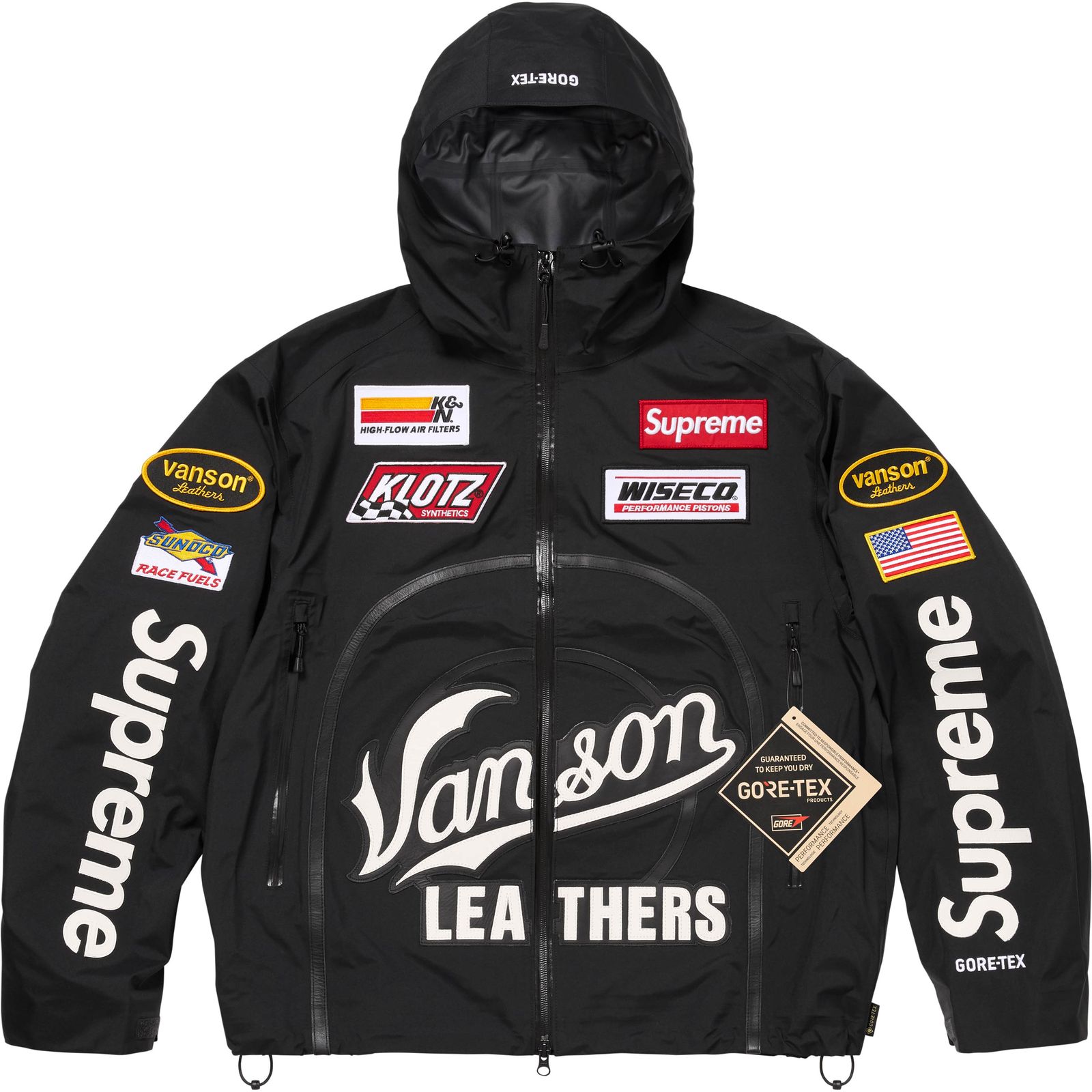 Supreme®/Vanson Leathers®/GORE-TEX Shell Jacket