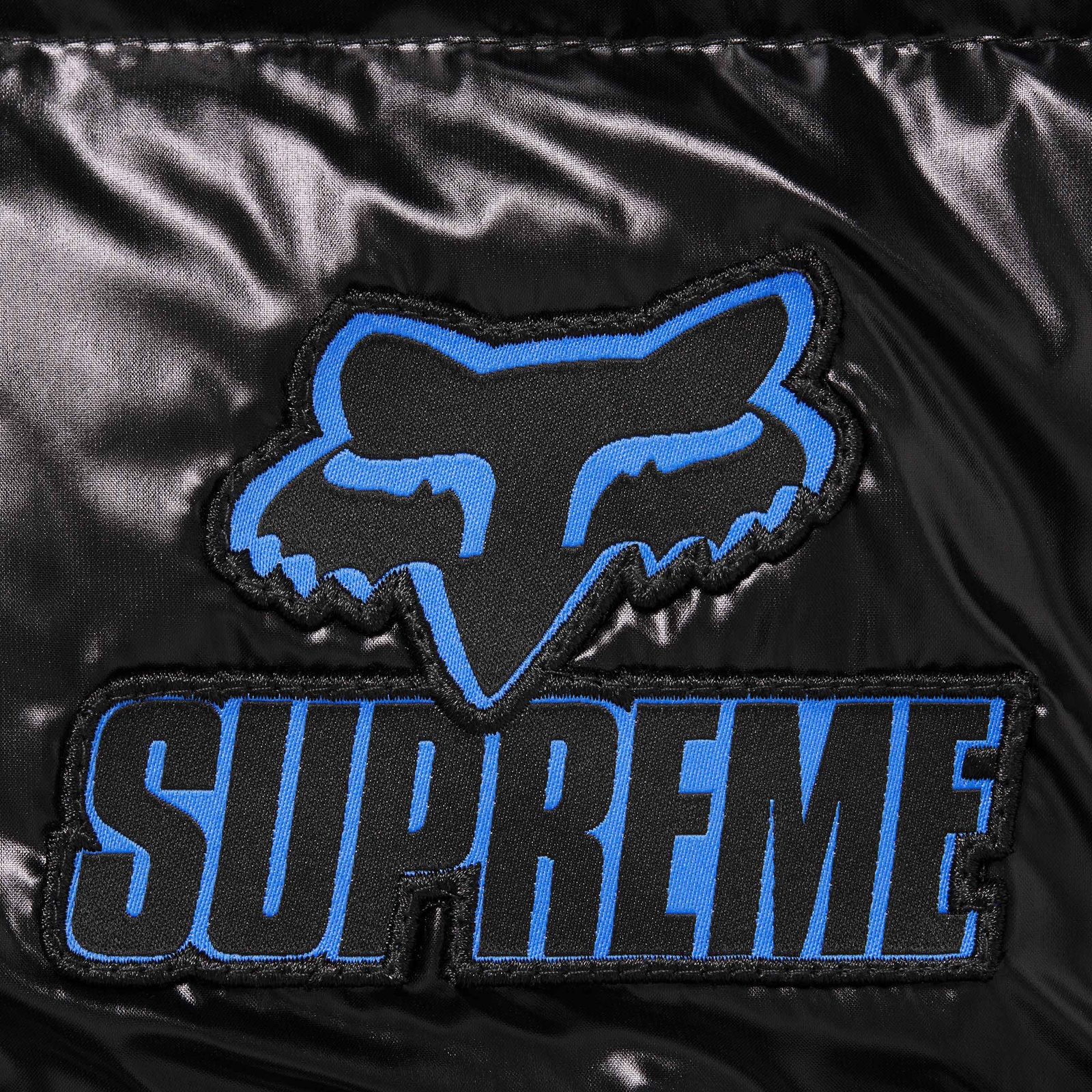 Supreme®/Fox Racing® Shiny Down Puffer Jacket