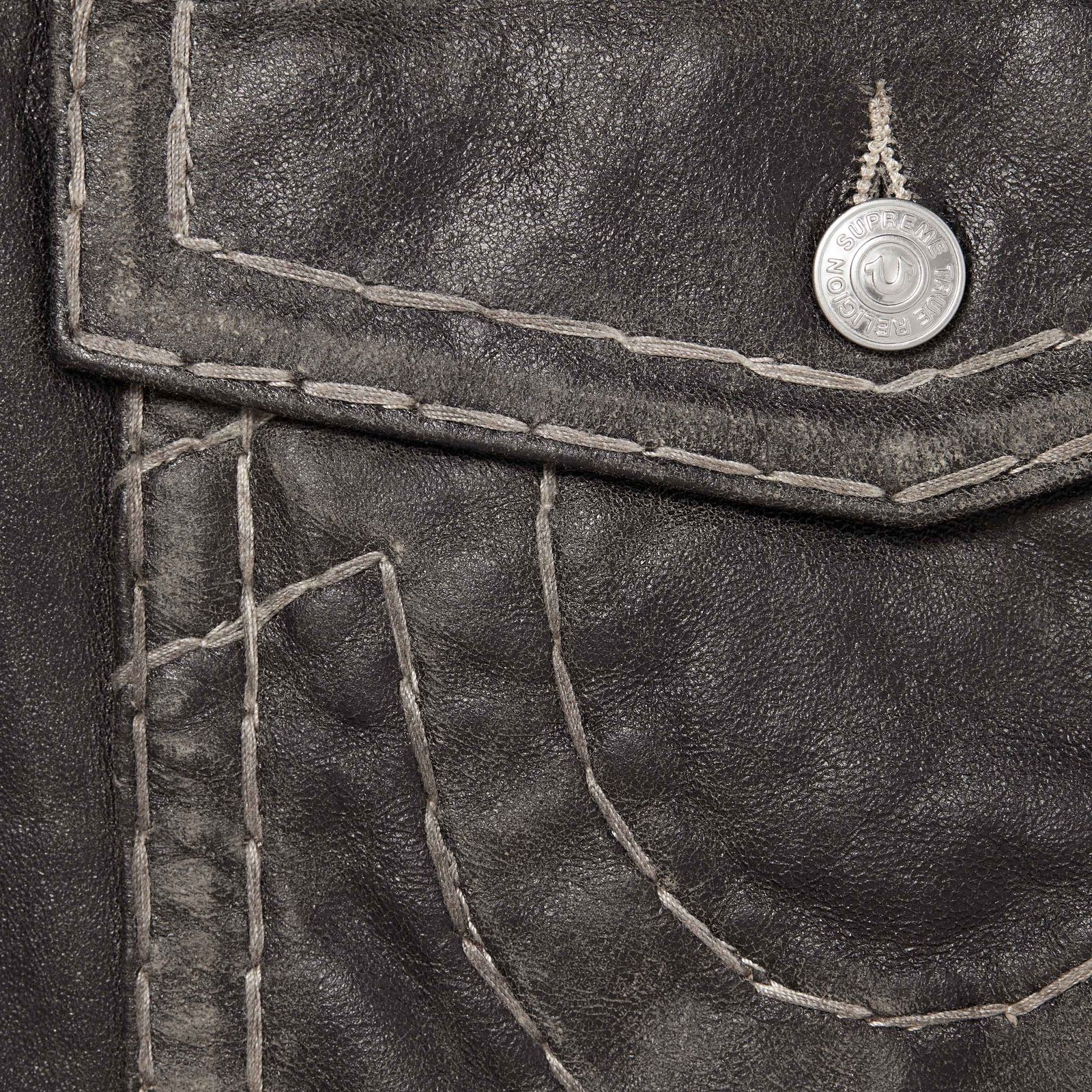 Supreme®/True Religion® Loose Fit Leather Pant