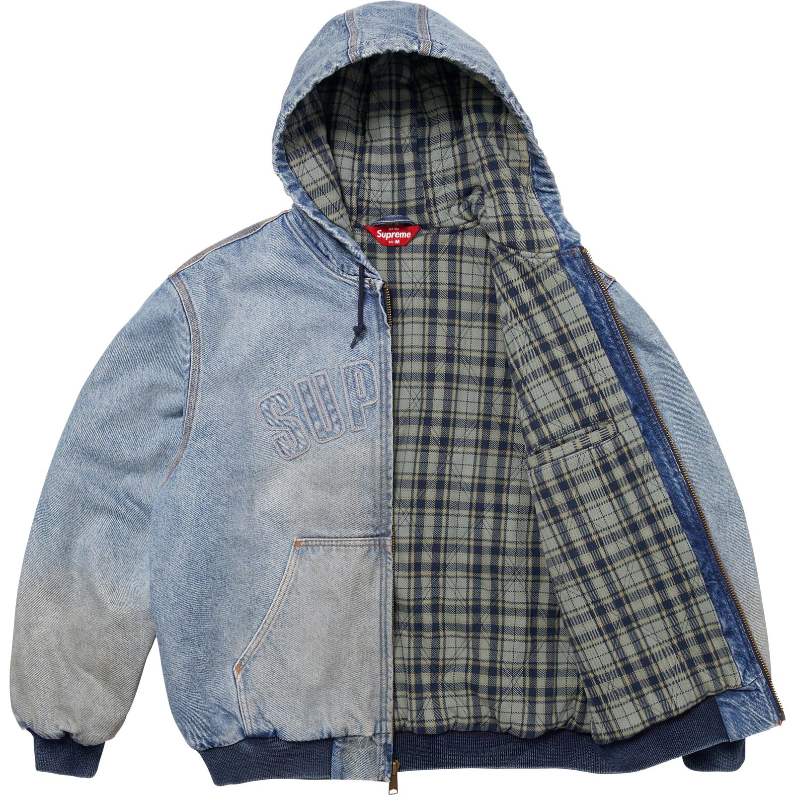 Reflective Arc Hooded Work Jacket