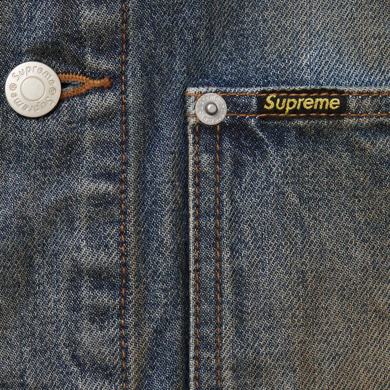 Distressed Selvedge Trucker Jacket