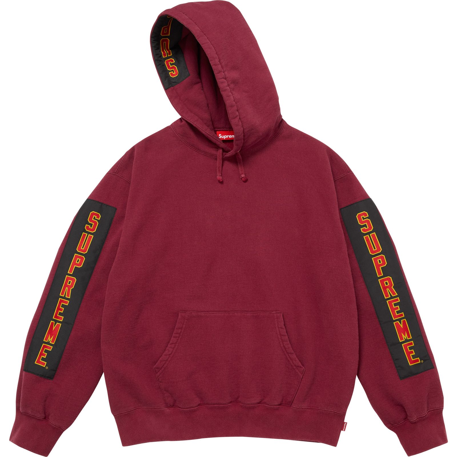 Woven Patches Hooded Sweatshirt
