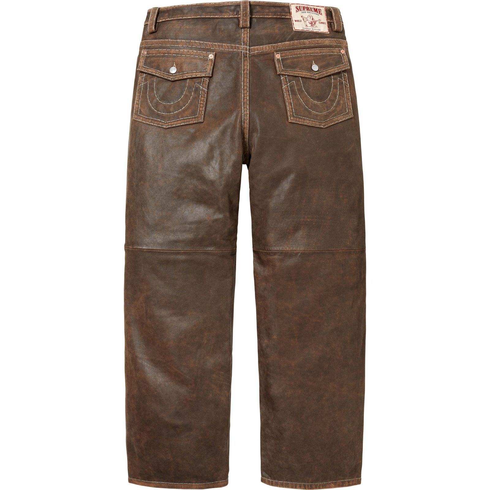 Supreme®/True Religion® Loose Fit Leather Pant