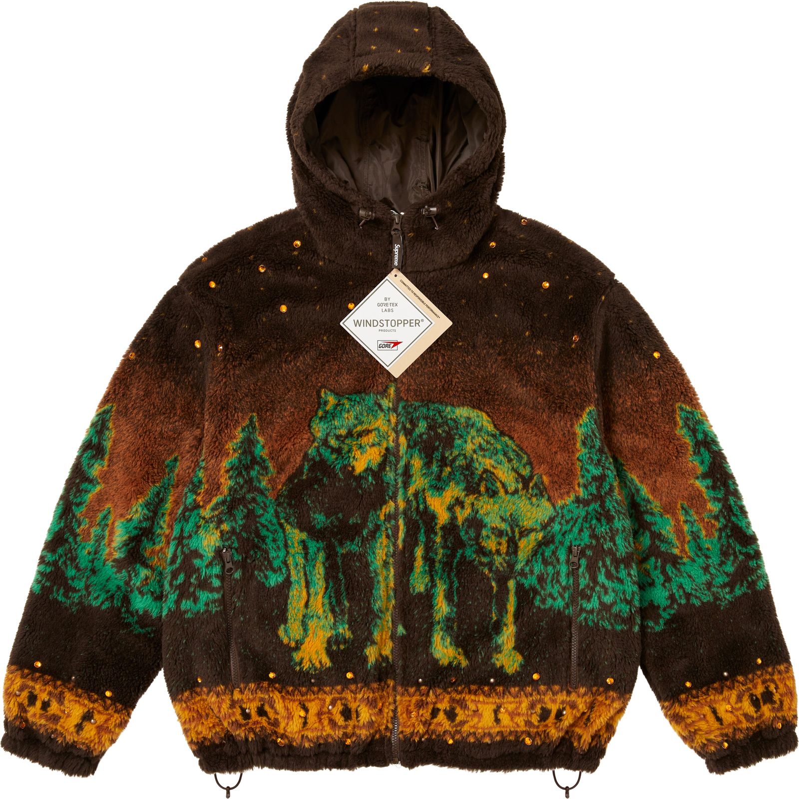 Supreme®/b.b. Simon Reversible Hooded Fleece Jacket