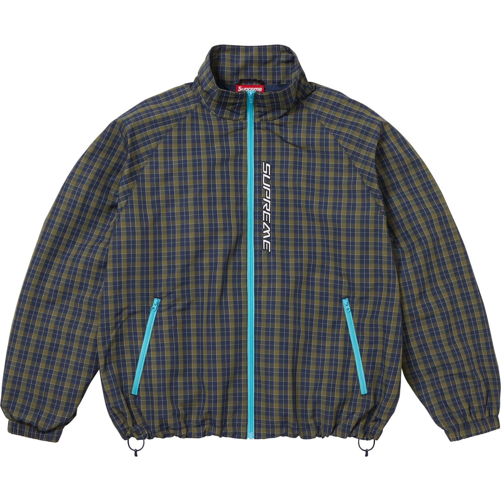 Plaid Track Jacket