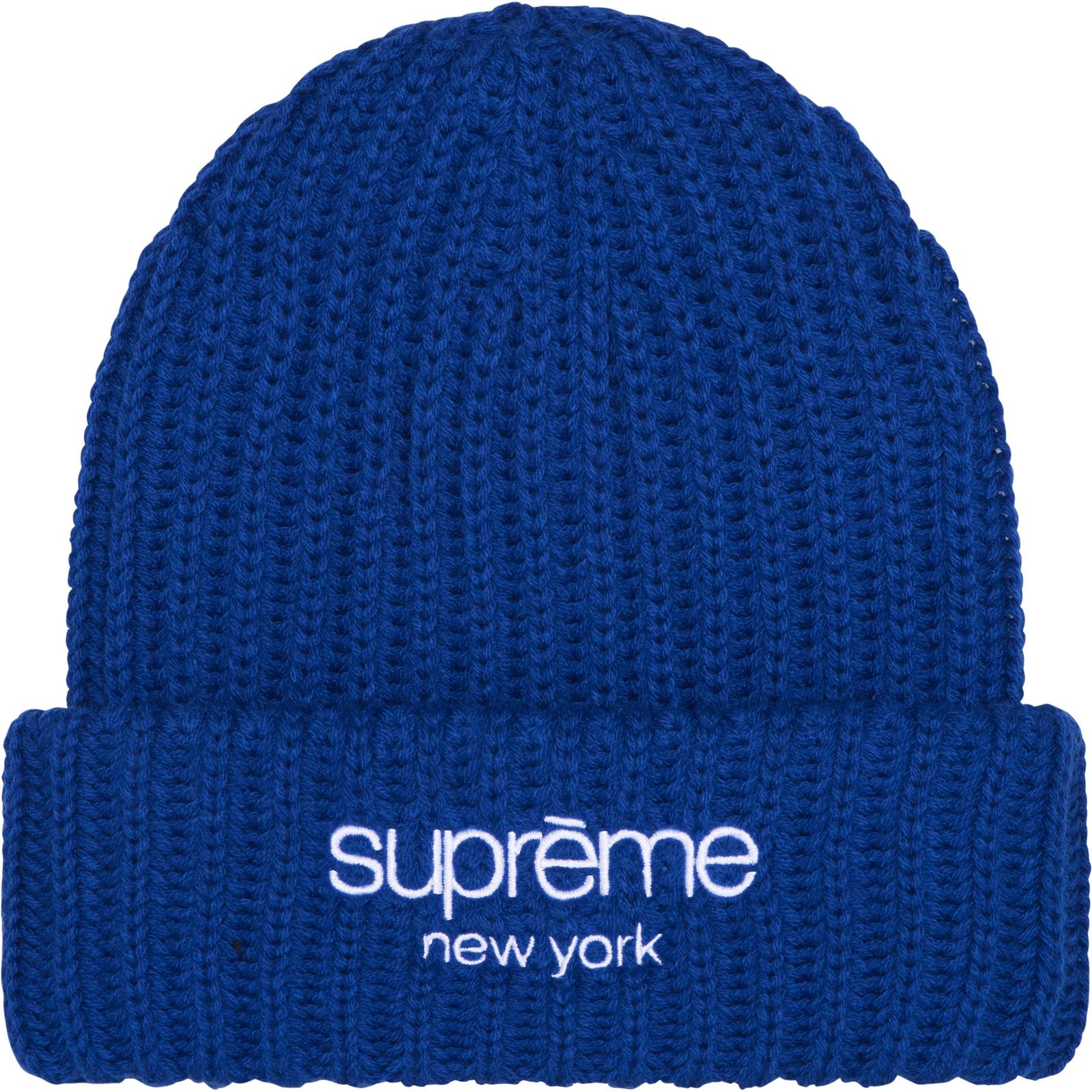 Chunky Rib Classic Logo Beanie