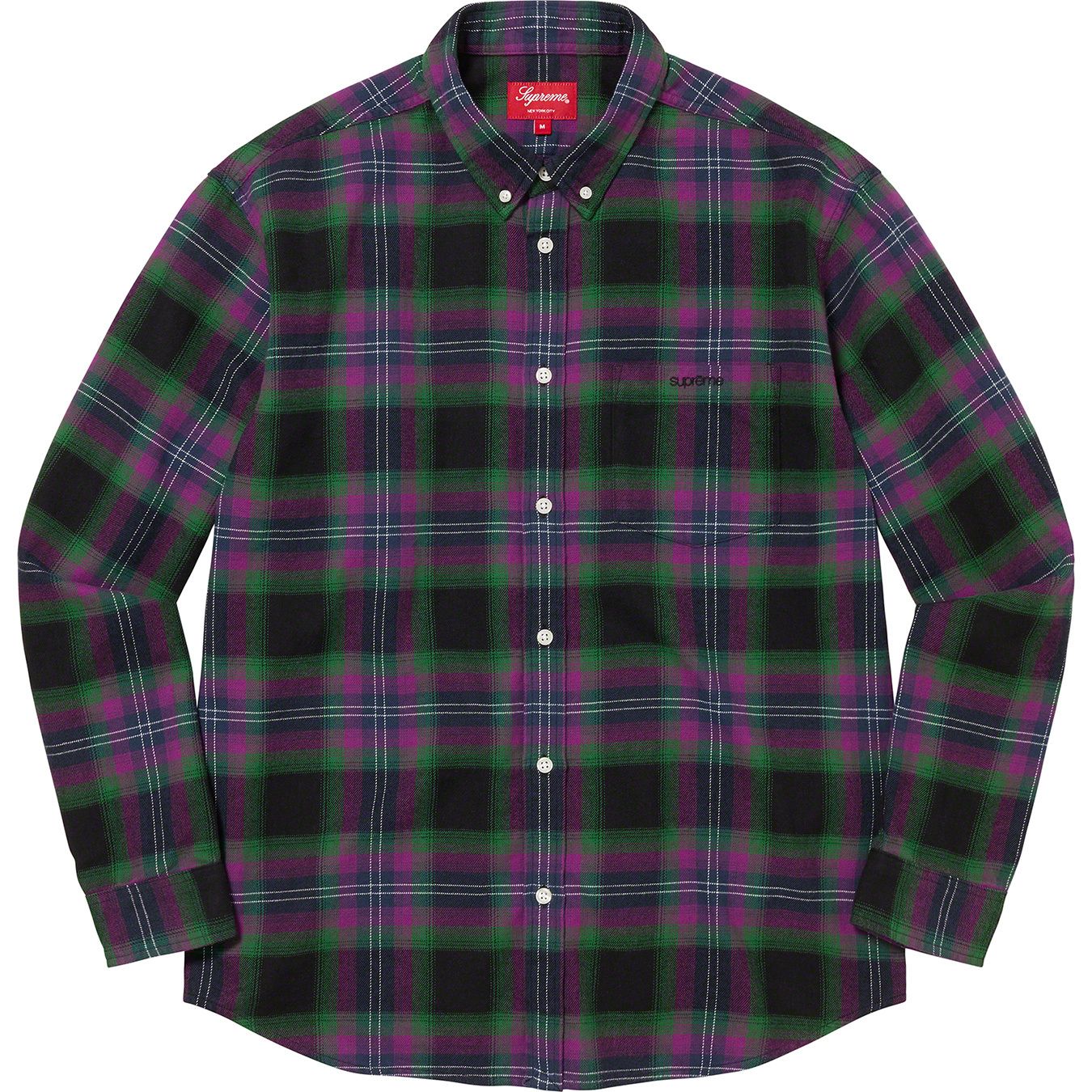 Brushed Plaid Flannel Shirt