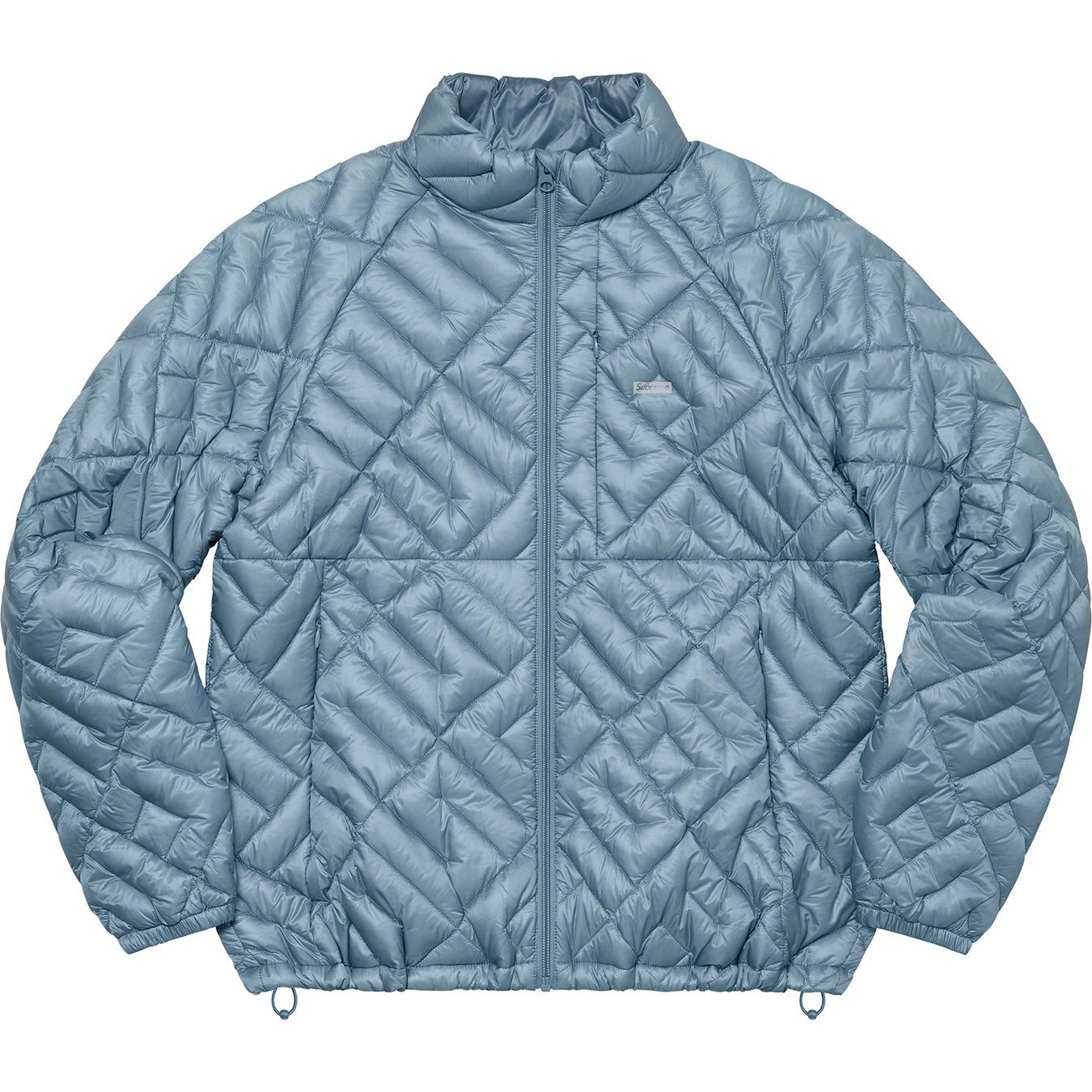 Spellout Quilted Lightweight Down Jacket