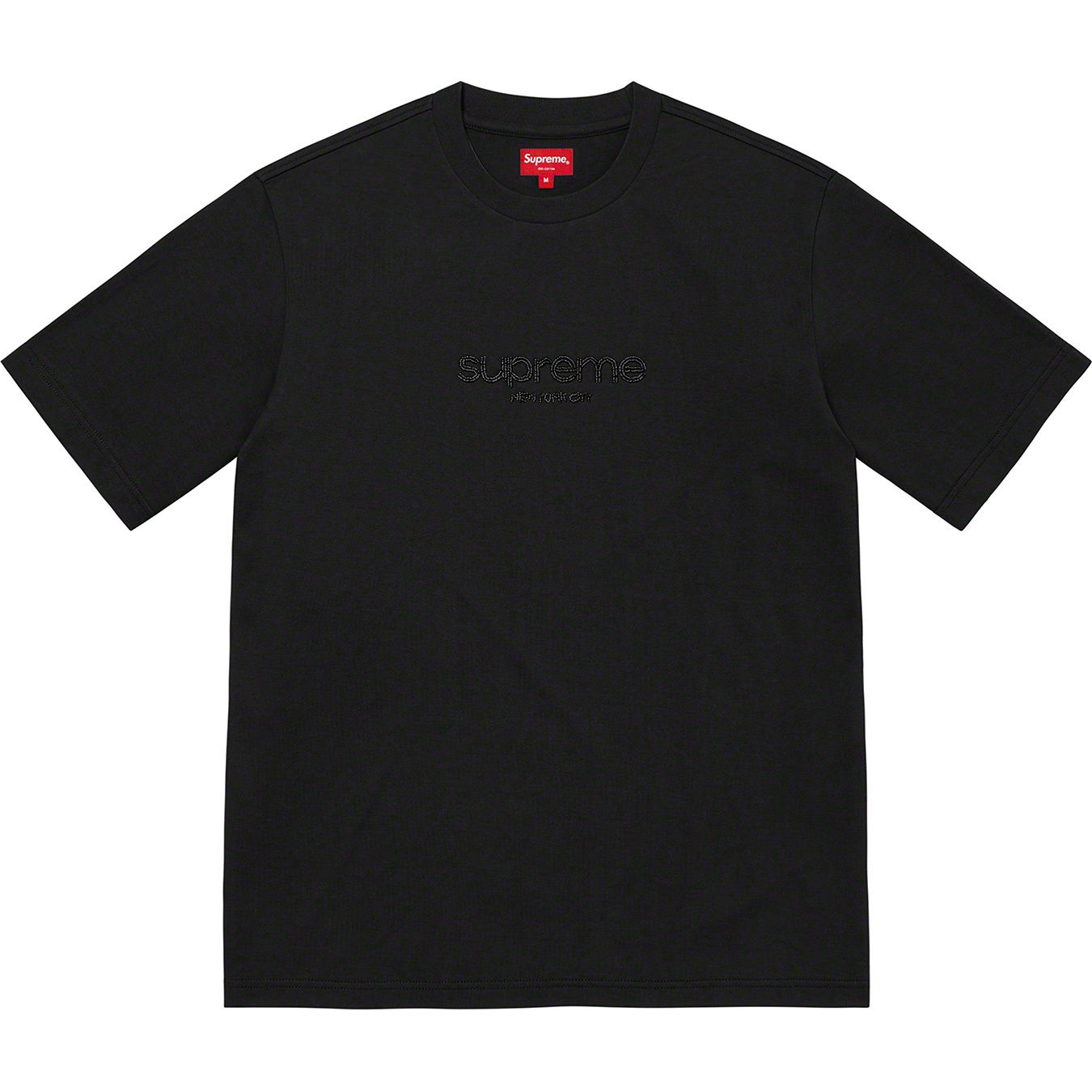 Beaded Logo S/S Top
