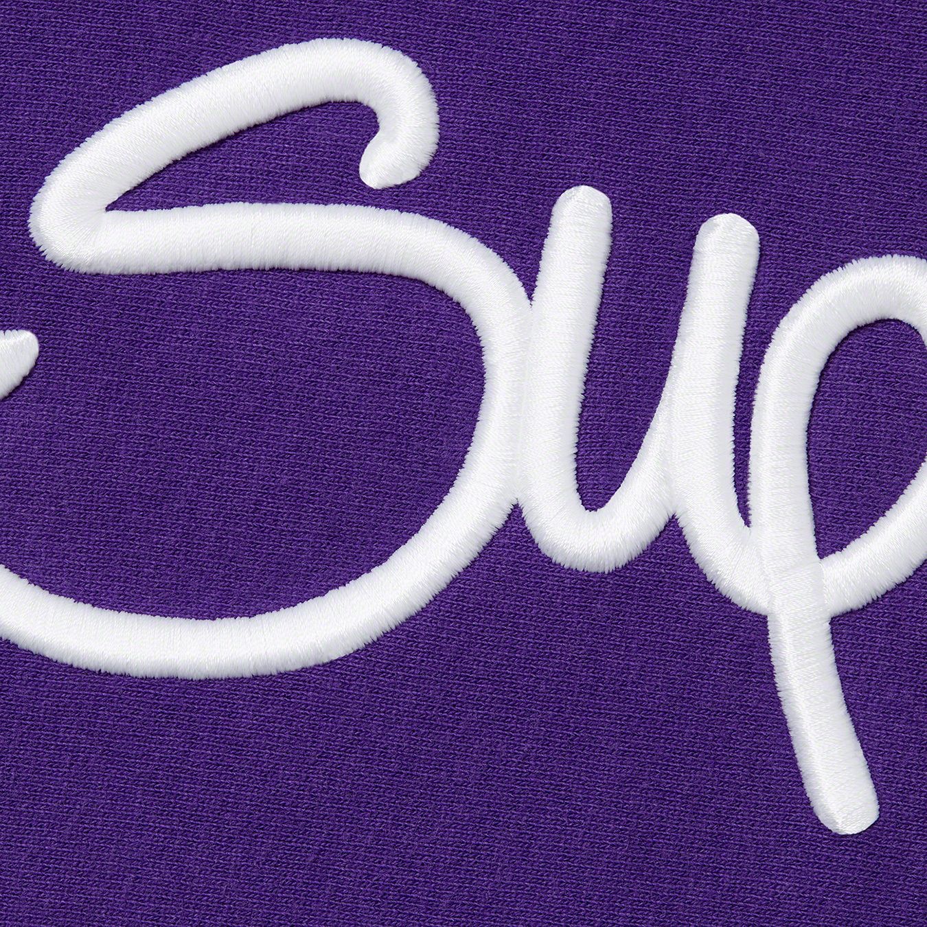 Raised Handstyle Hooded Sweatshirt