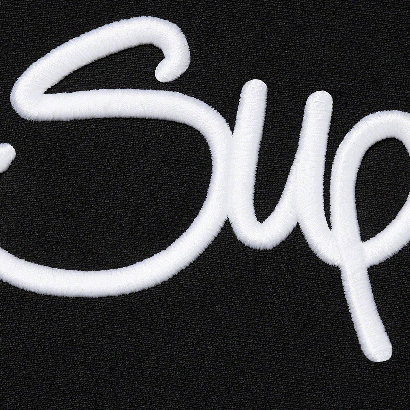 Raised Handstyle Hooded Sweatshirt