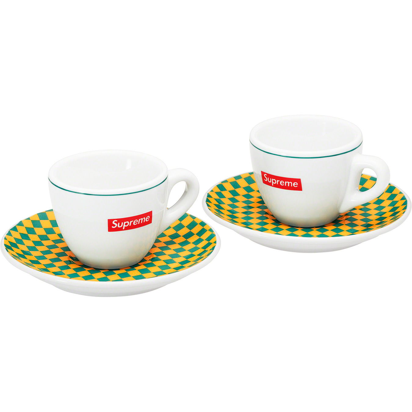 Supreme®/IPA Porcellane Aosta Espresso Set (Set of 2)