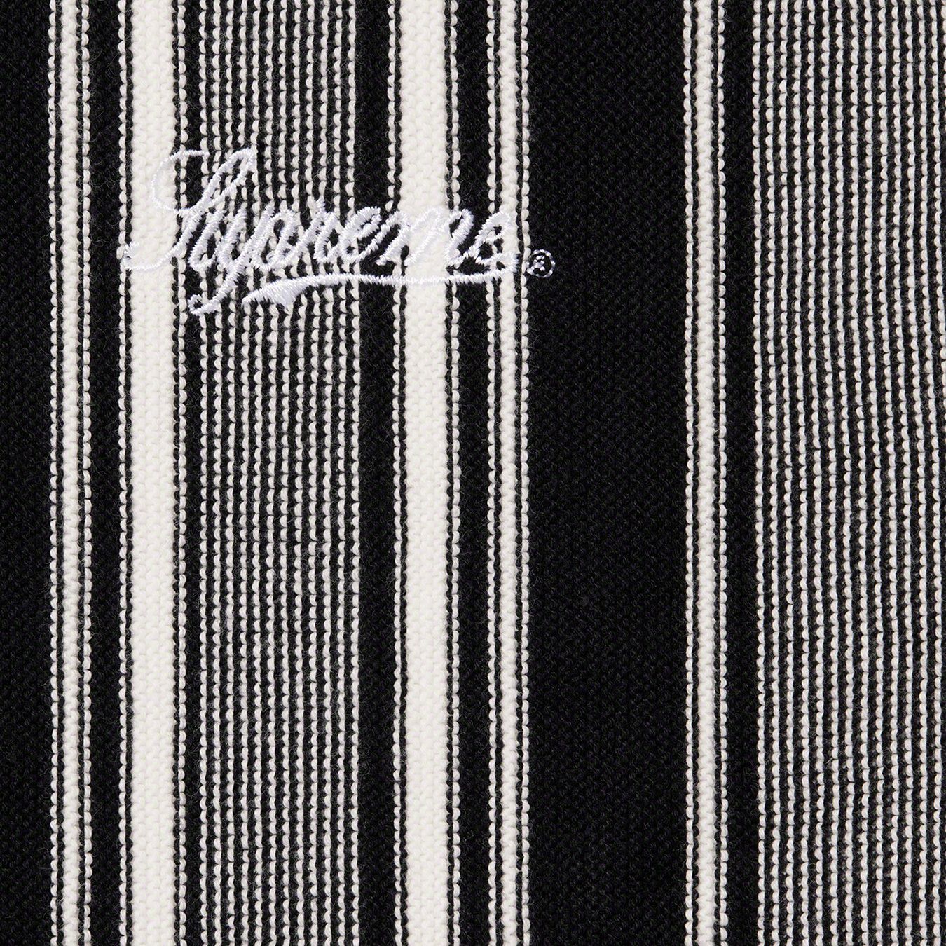 Stripe Button Up Polo