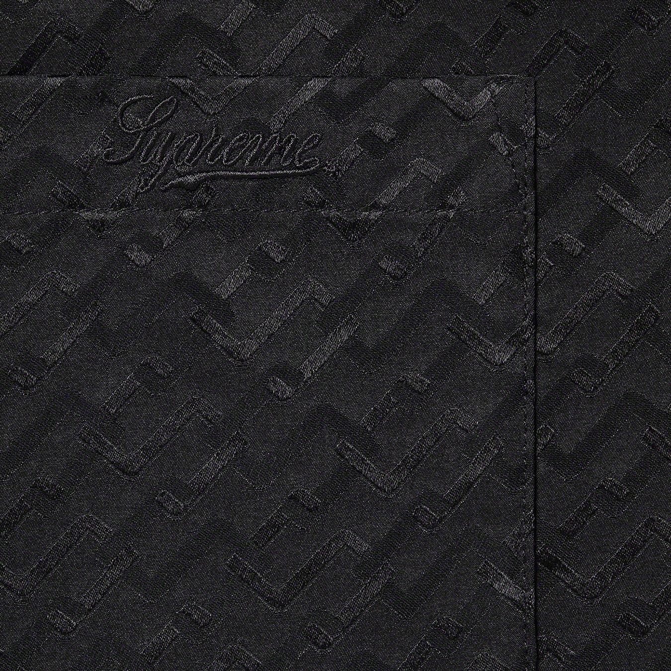 Tonal Monogram Silk S/S Shirt