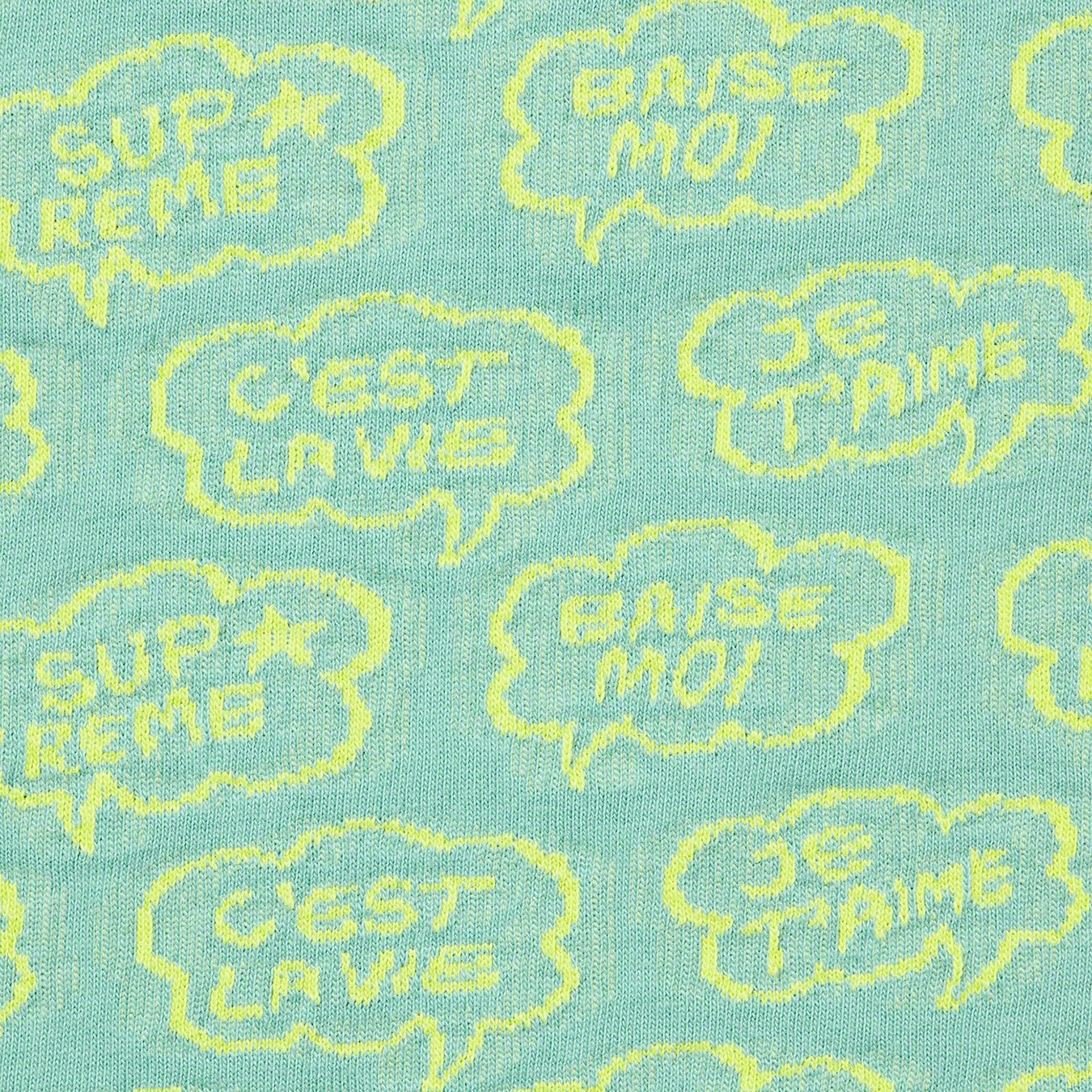 Word Bubble Jacquard S/S Top