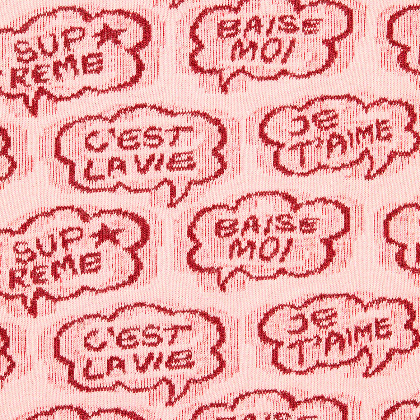 Word Bubble Jacquard S/S Top