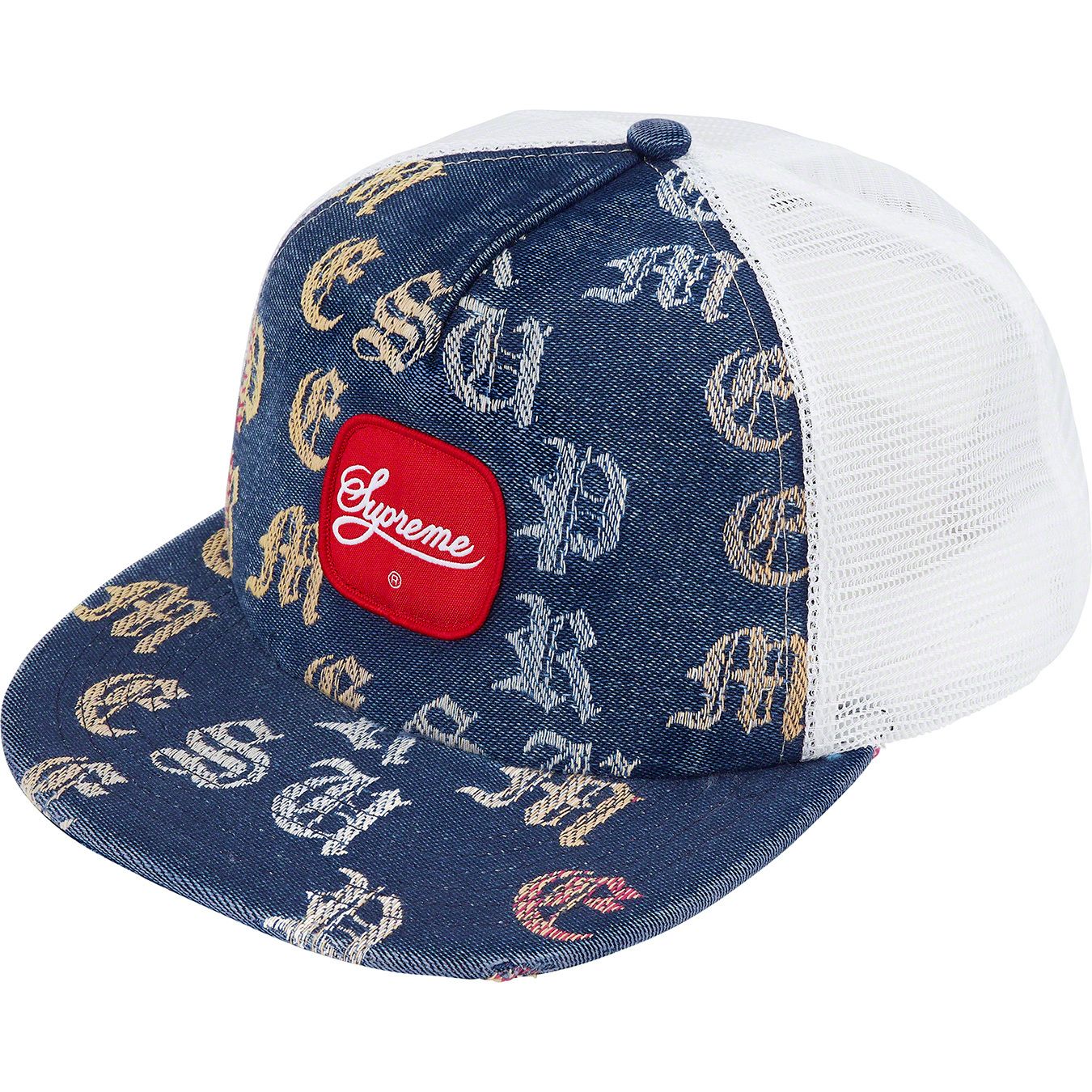 Gradient Jacquard Denim Mesh Back 5-Panel