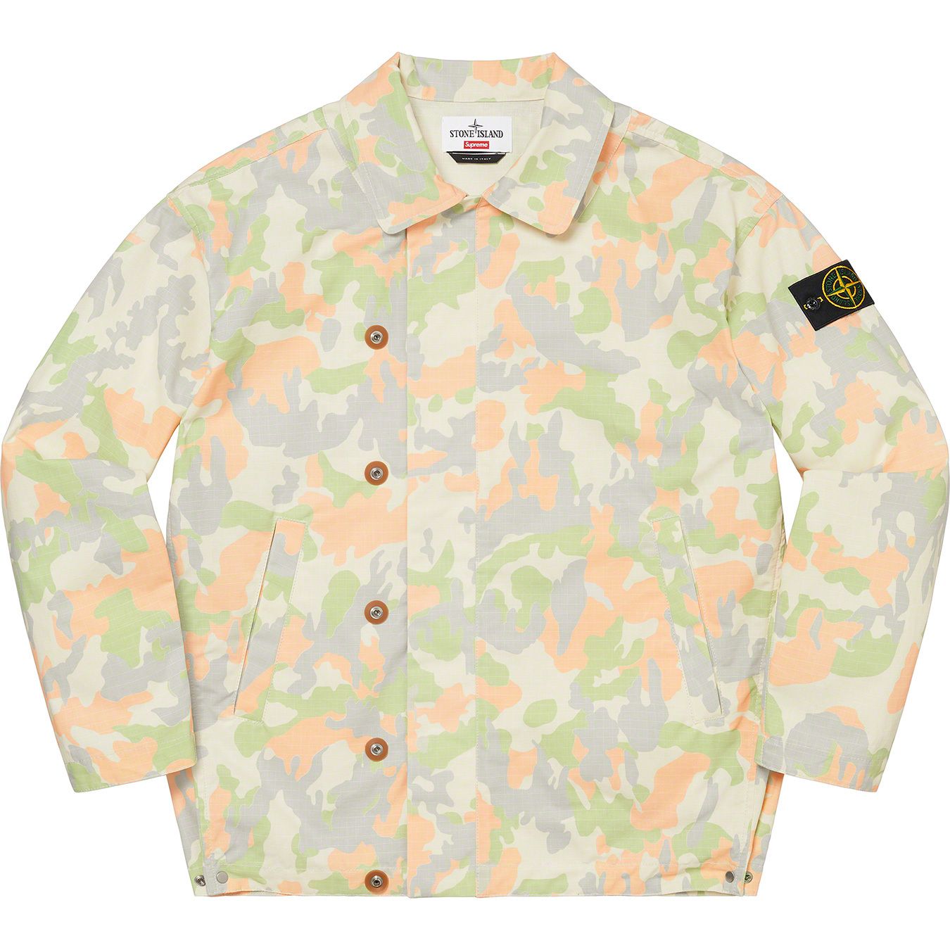 Supreme®/Stone Island® Reactive Ice Camo Ripstop Jacket