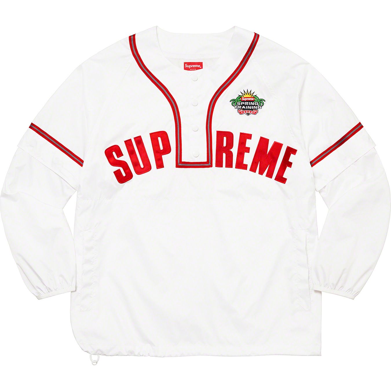 Snap-Off Sleeve L/S Baseball Top