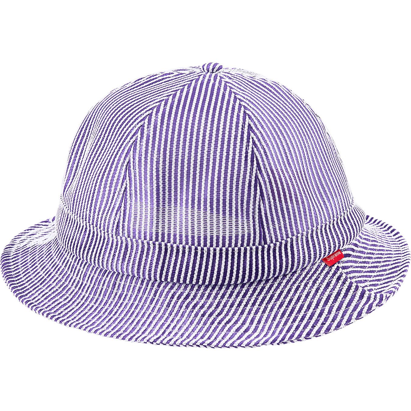 Stripe Mesh Bell Hat
