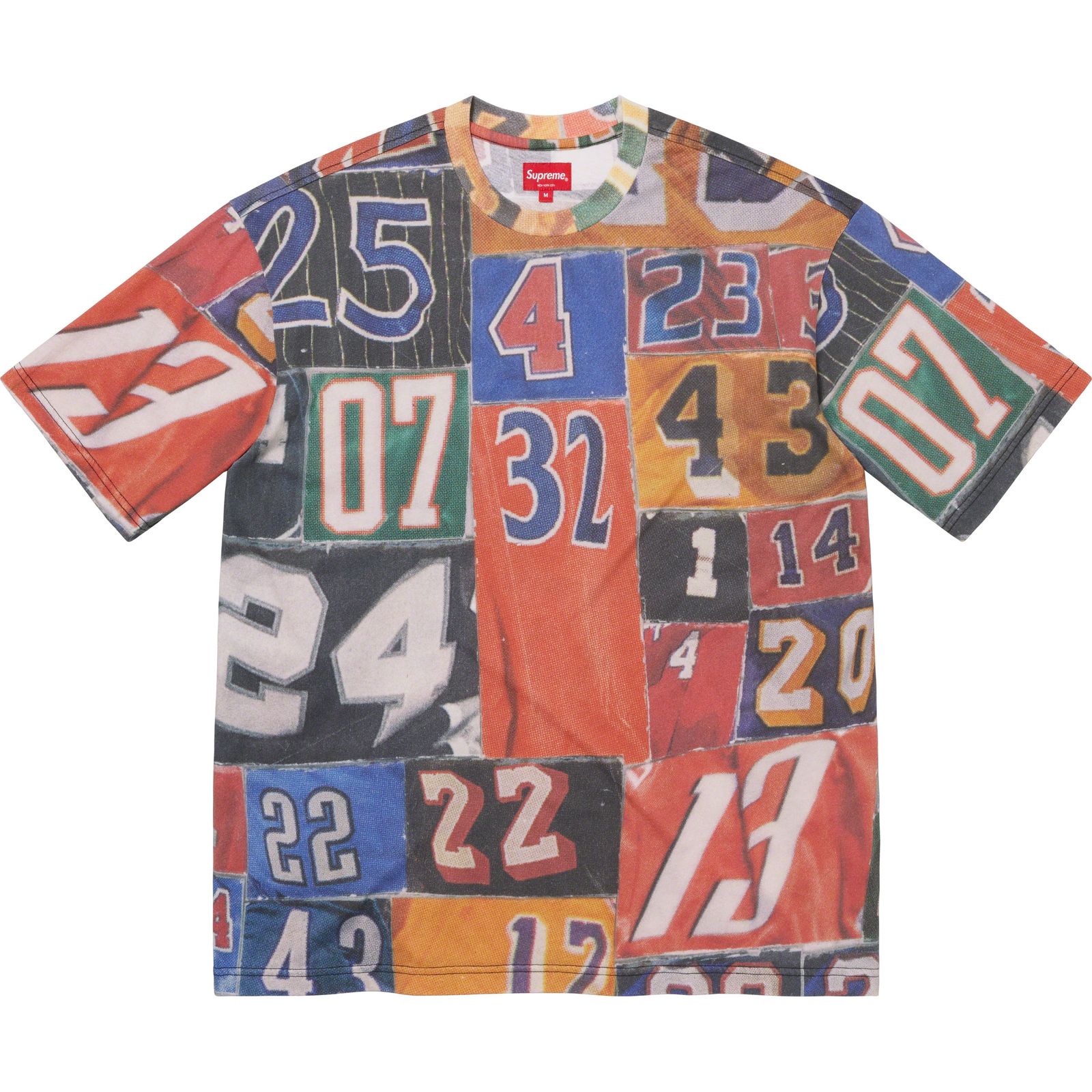 Jersey Collage S/S Top