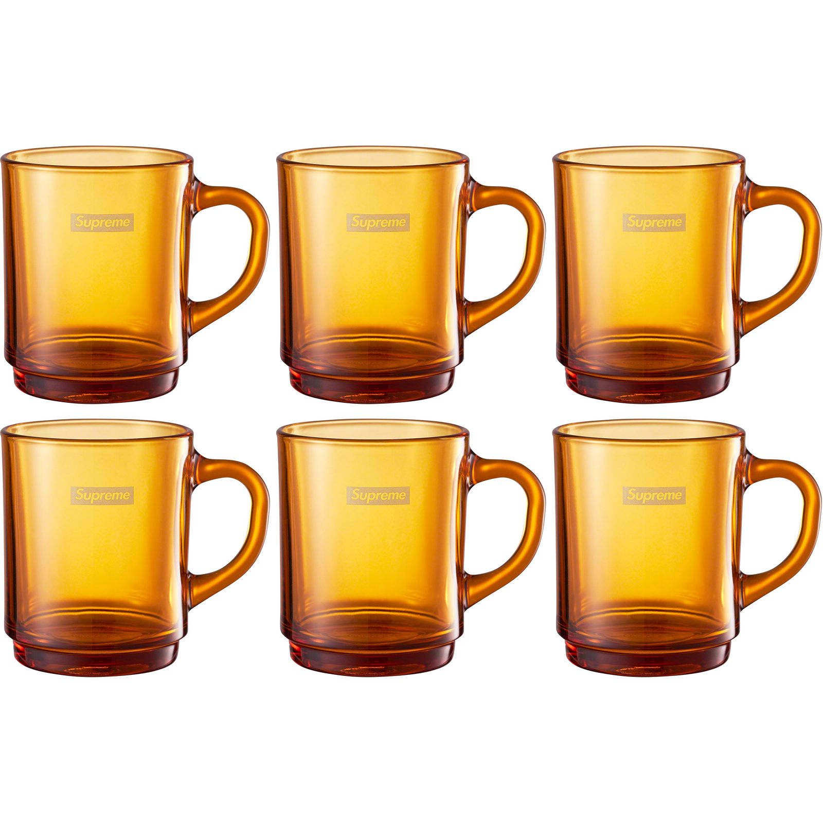 Supreme®/Duralex Glass Mugs (Set of 6)