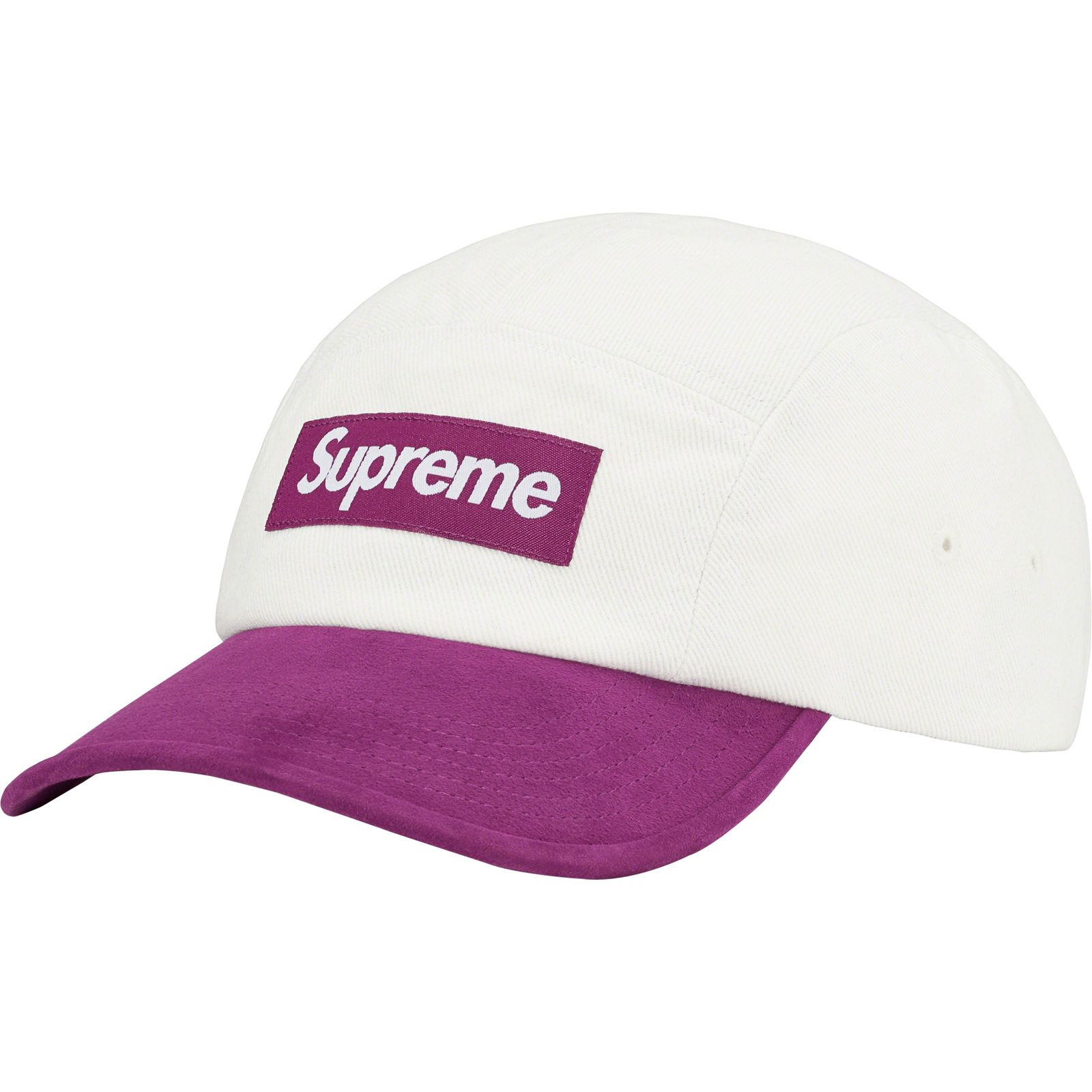 Suede Visor Camp Cap