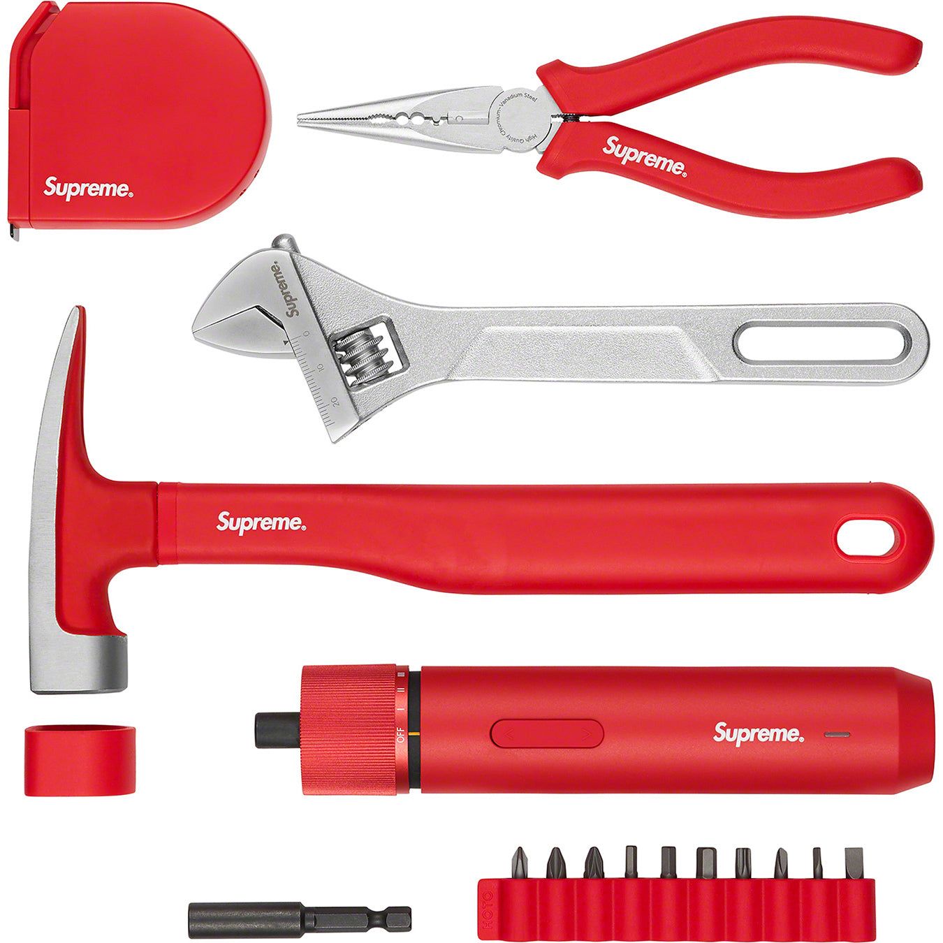Supreme®/Hoto 5-Piece Tool Set