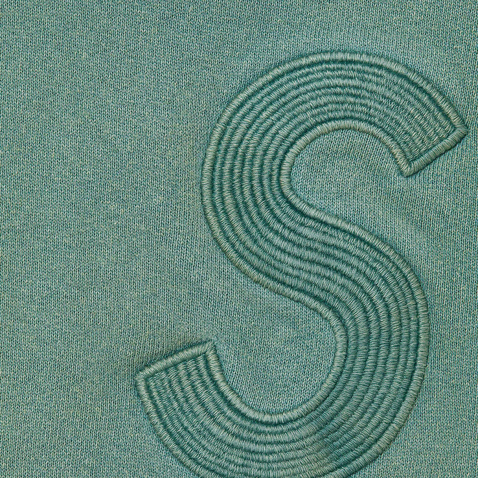 Overdyed S Logo Hooded Sweatshirt
