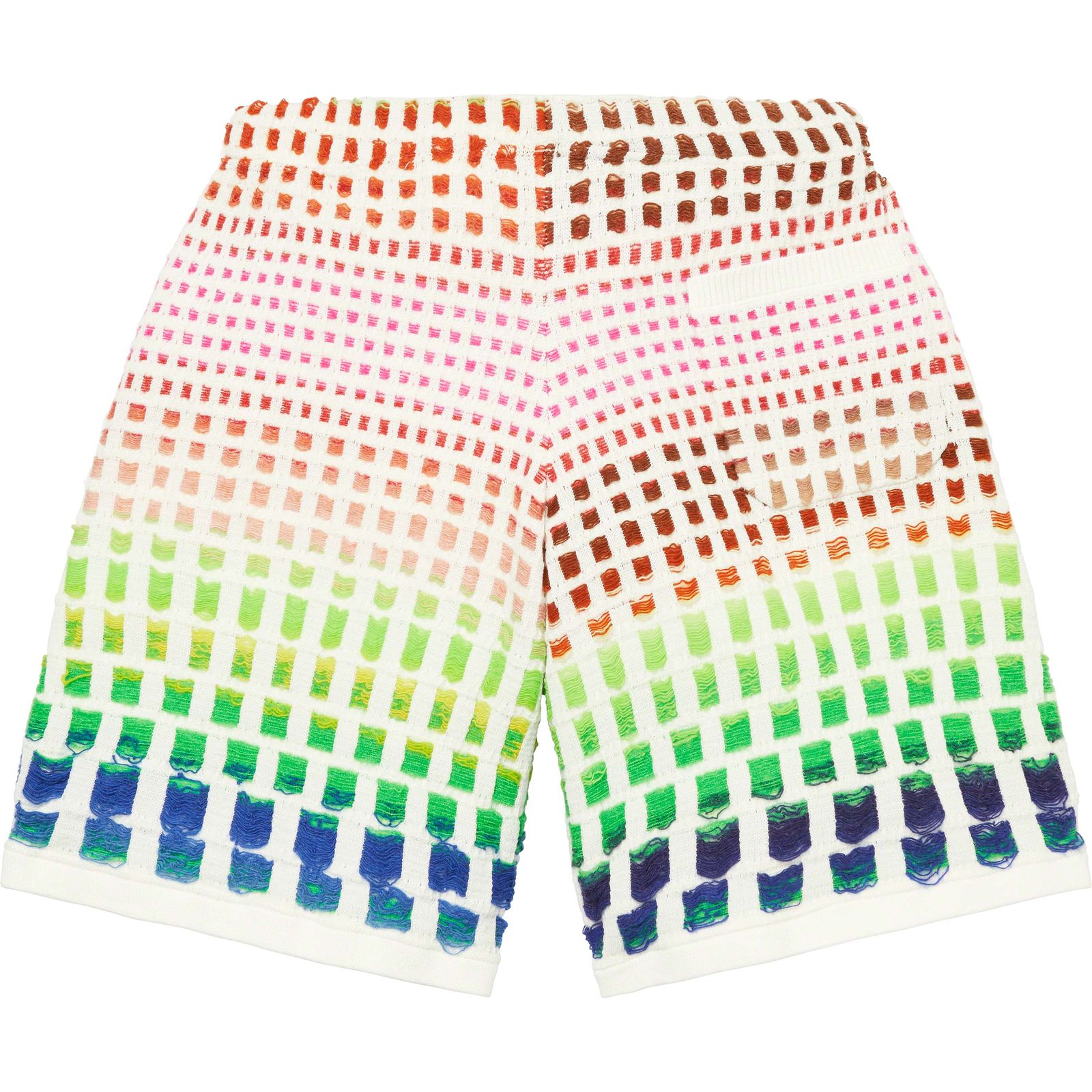 Gradient Grid Knit Short