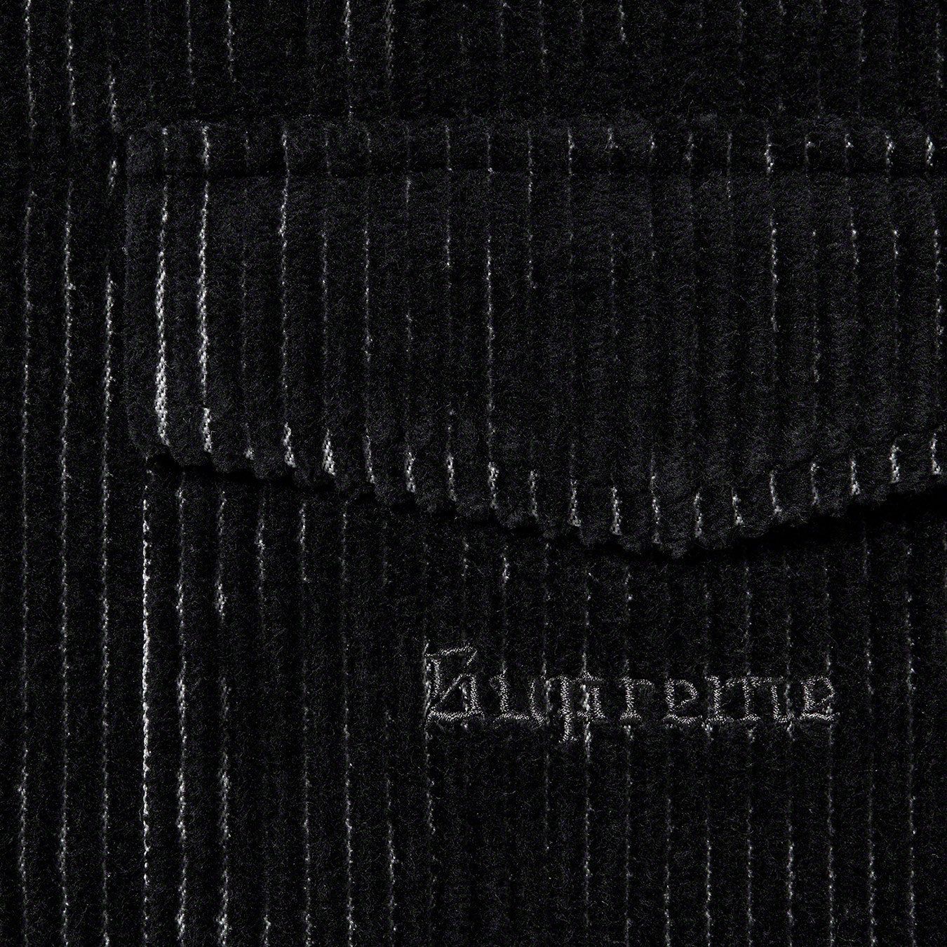 2-Tone Corduroy Zip Up Shirt