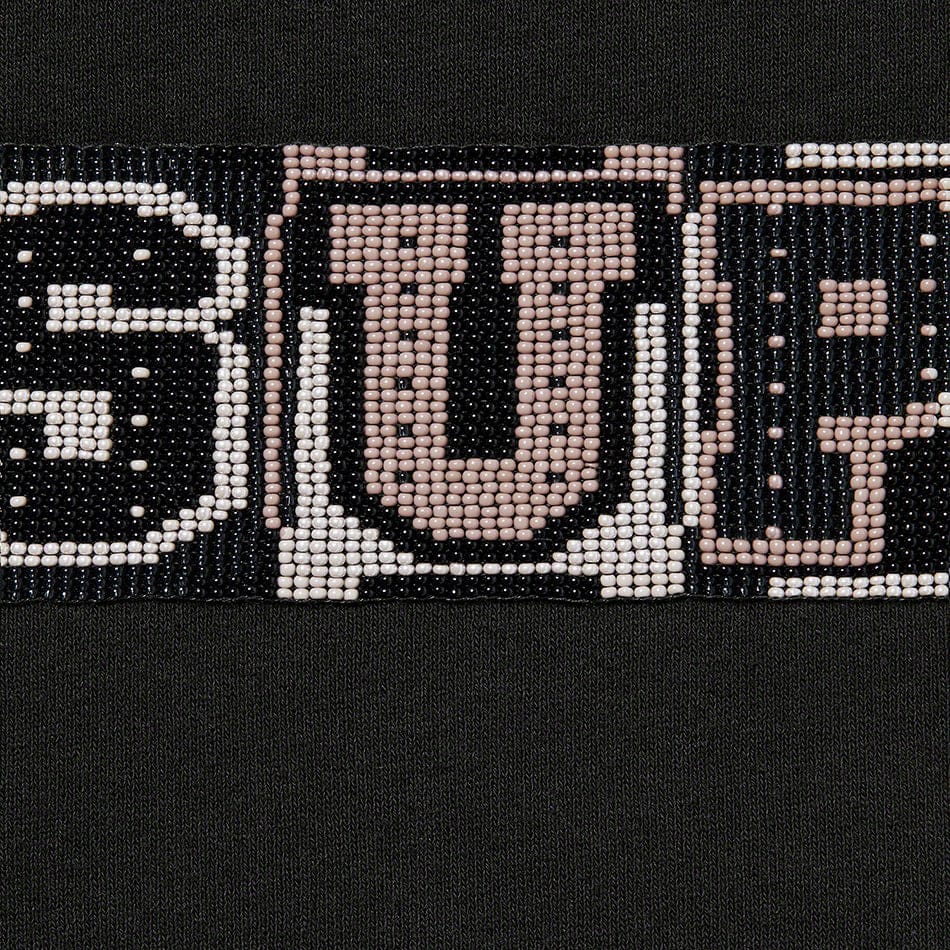 Beaded Hooded Sweatshirt