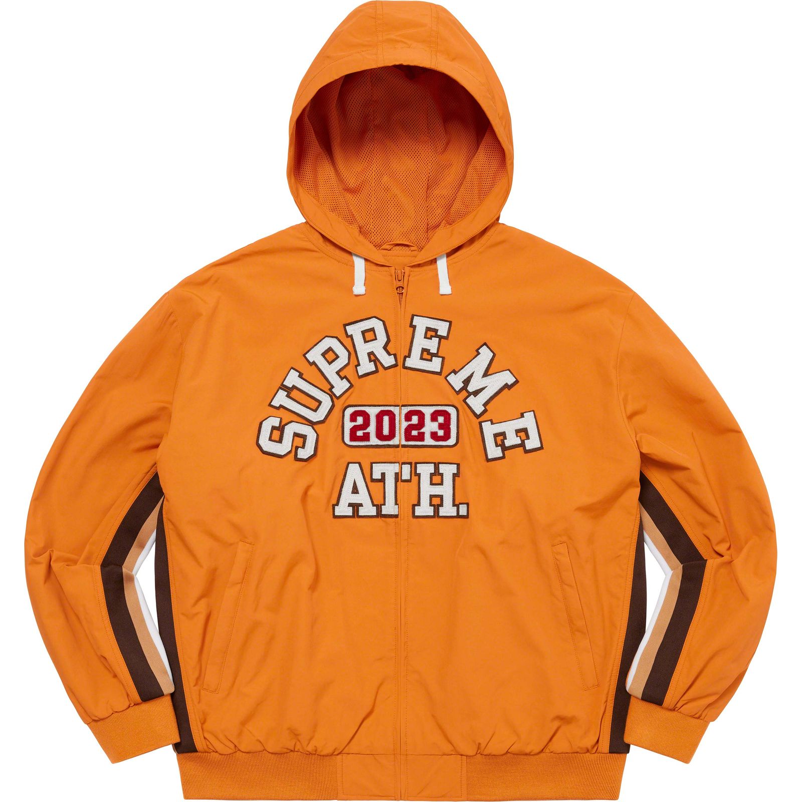 Appliqué Hooded Track Jacket