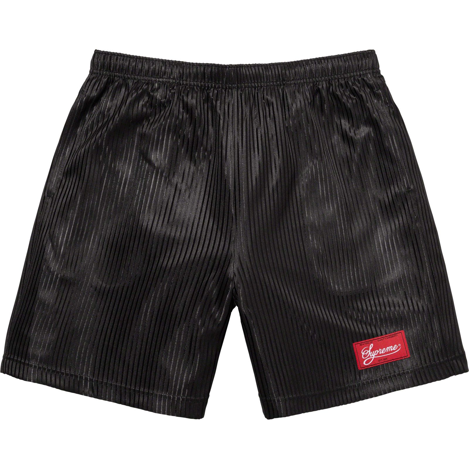 Gradient Mesh Stripe Baggy Short