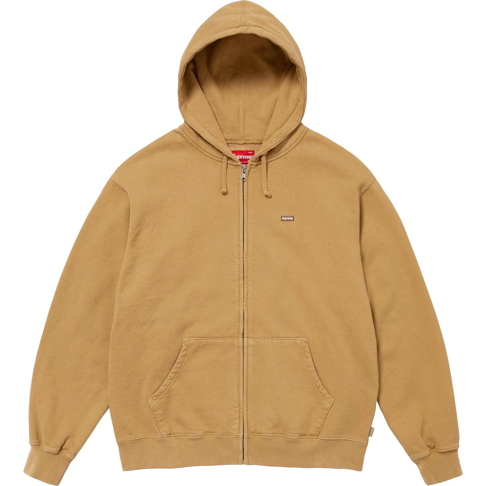Overdyed Small Box Zip Up Hooded Sweatshirt