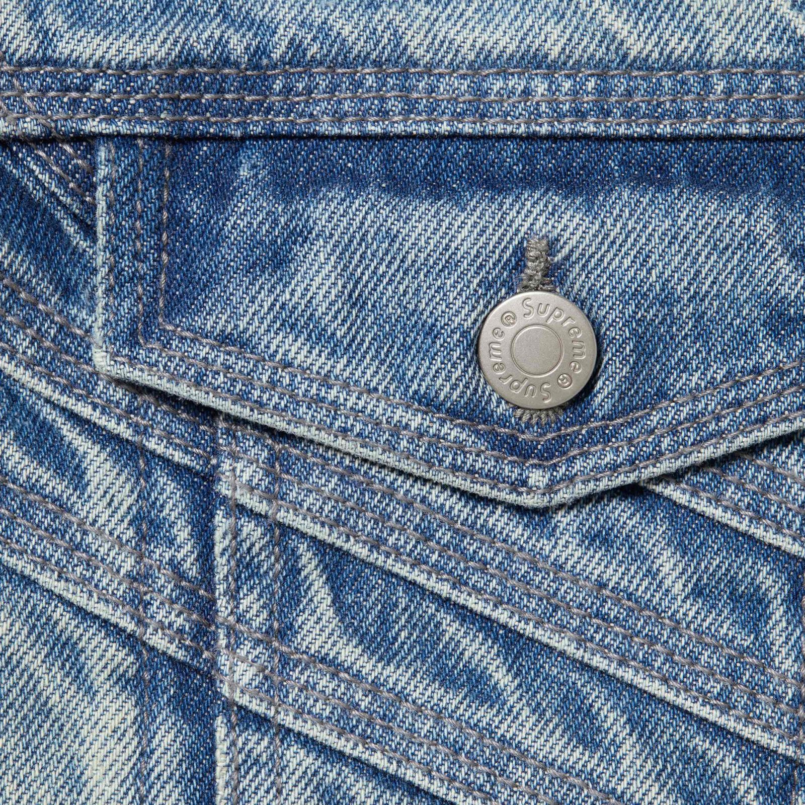 S Logo Denim Trucker Jacket