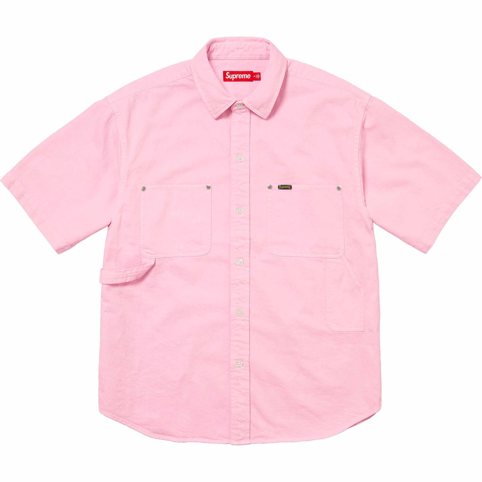 Loose Fit S/S Denim Painter Shirt