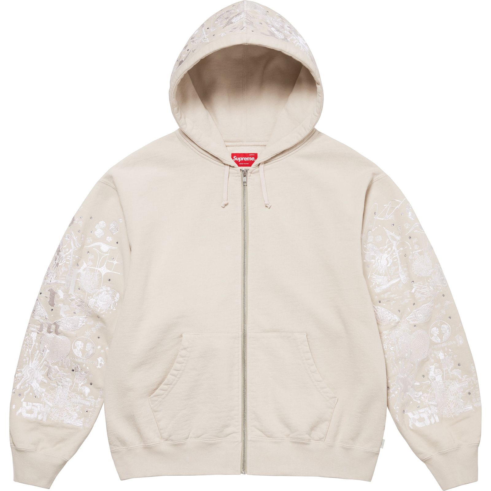 AOI Zip Up Hooded Sweatshirt