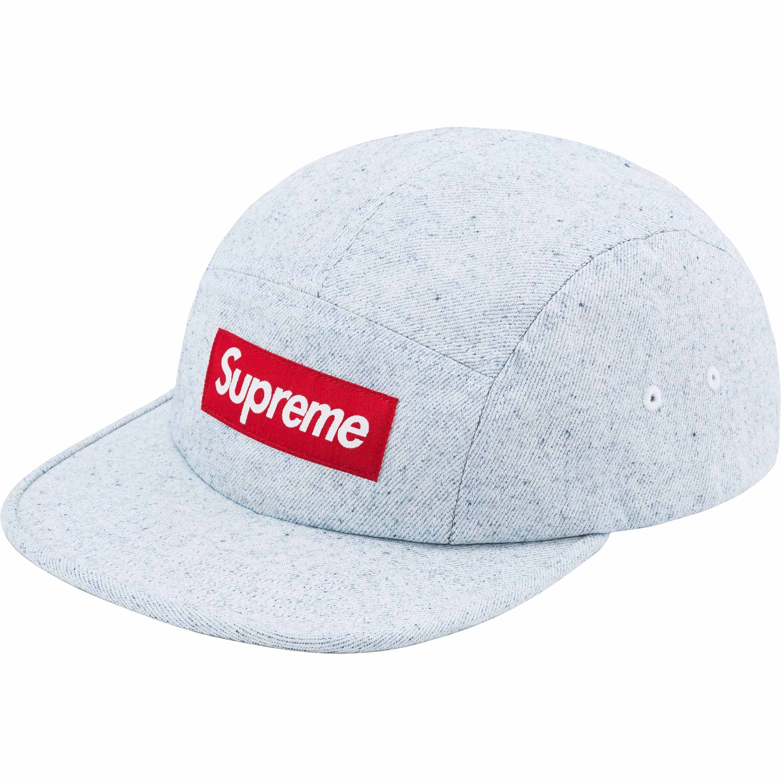 Coated Denim Camp Cap
