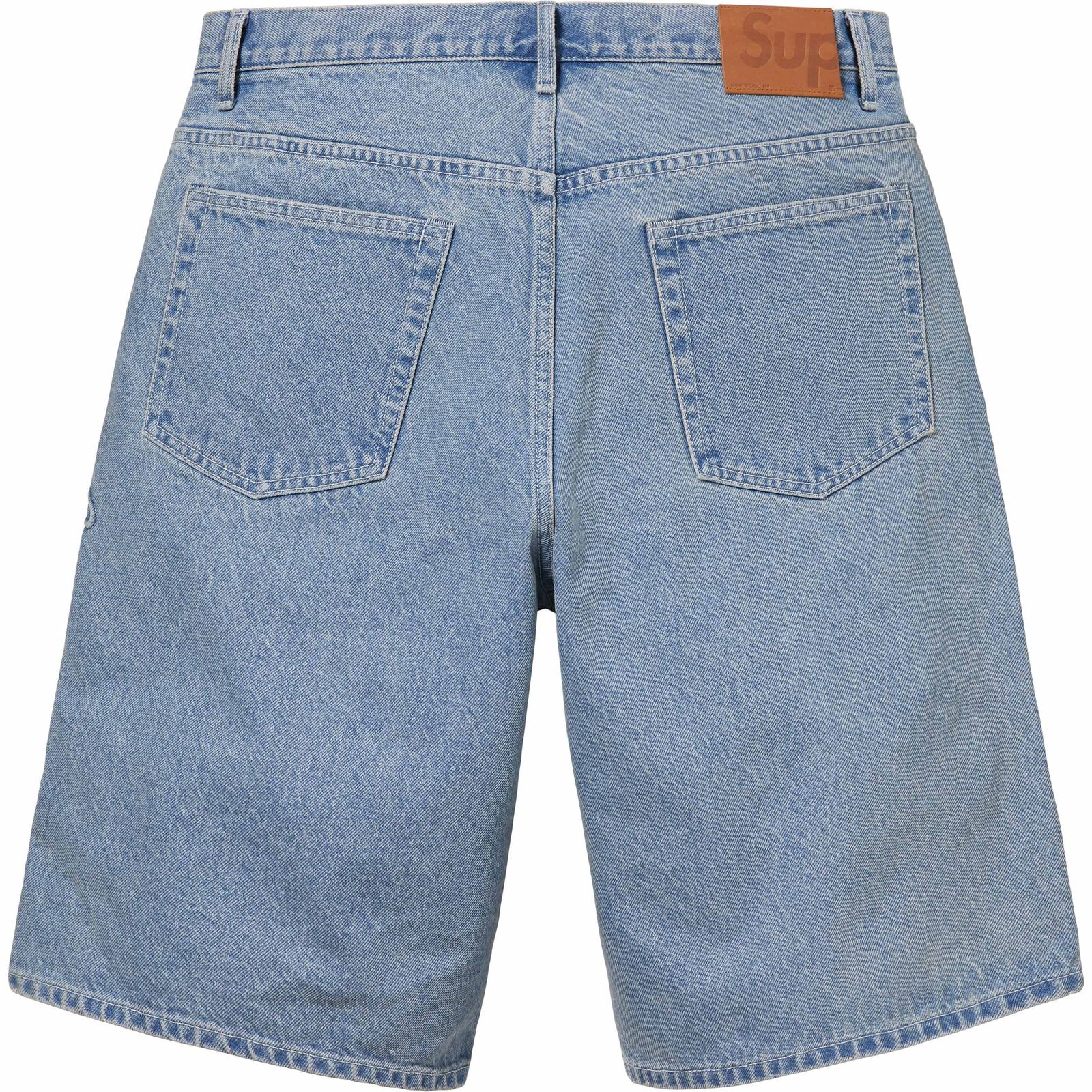 Script Baggy Denim Short