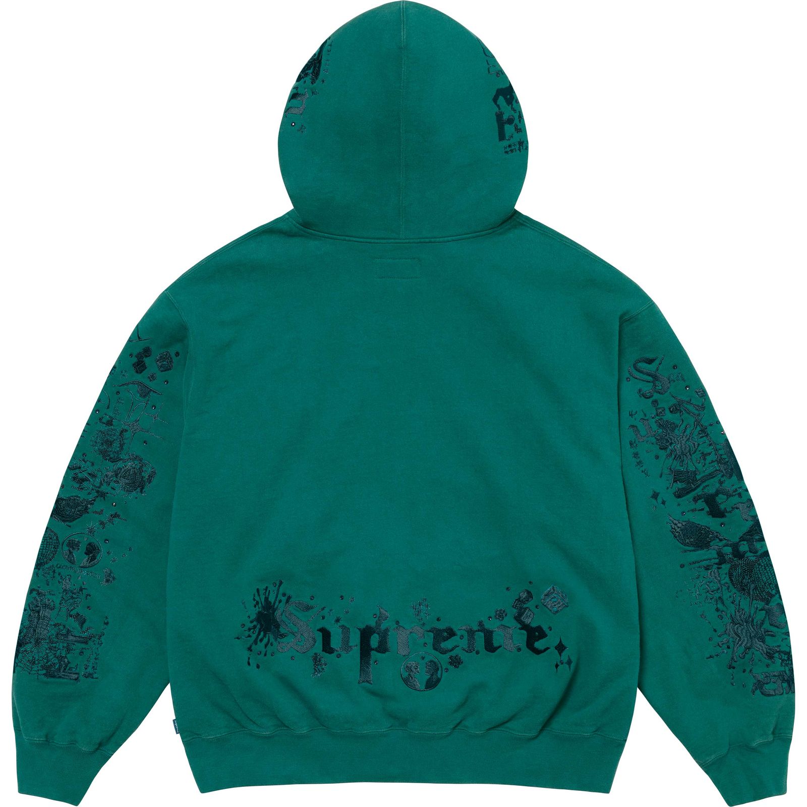 AOI Zip Up Hooded Sweatshirt