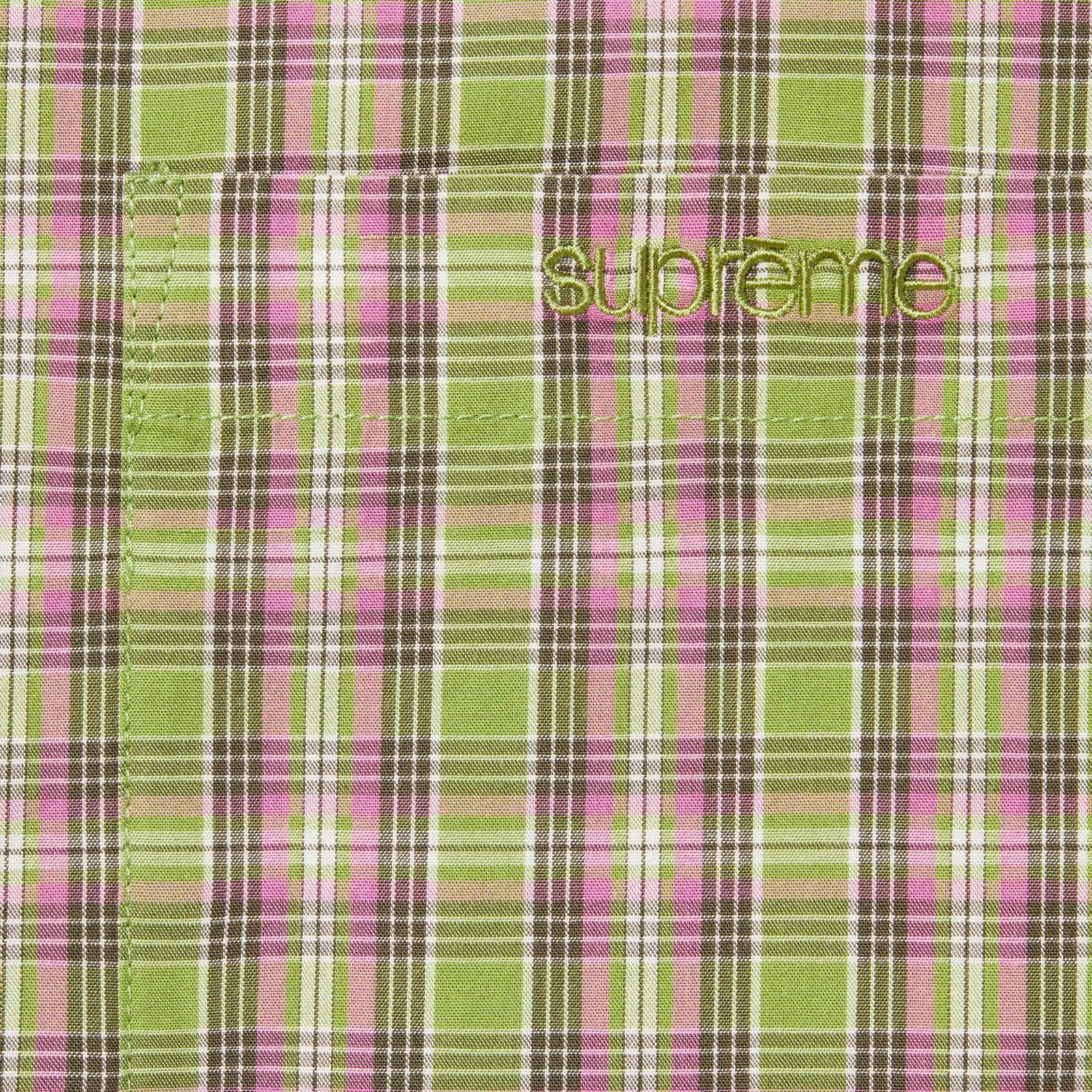 Loose Fit Mini Plaid S/S Shirt