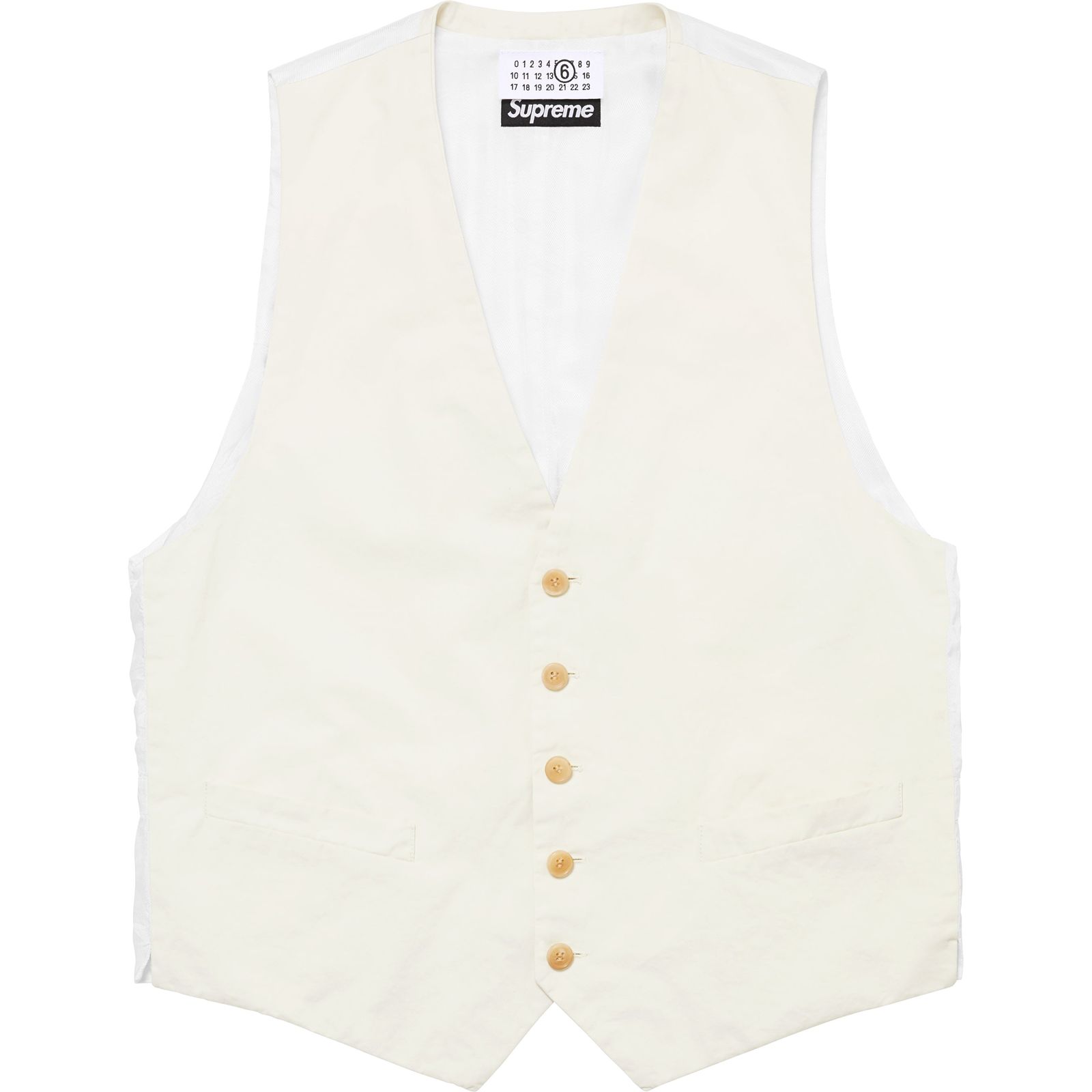 Supreme®/MM6 Maison Margiela Washed Cotton Suit Vest