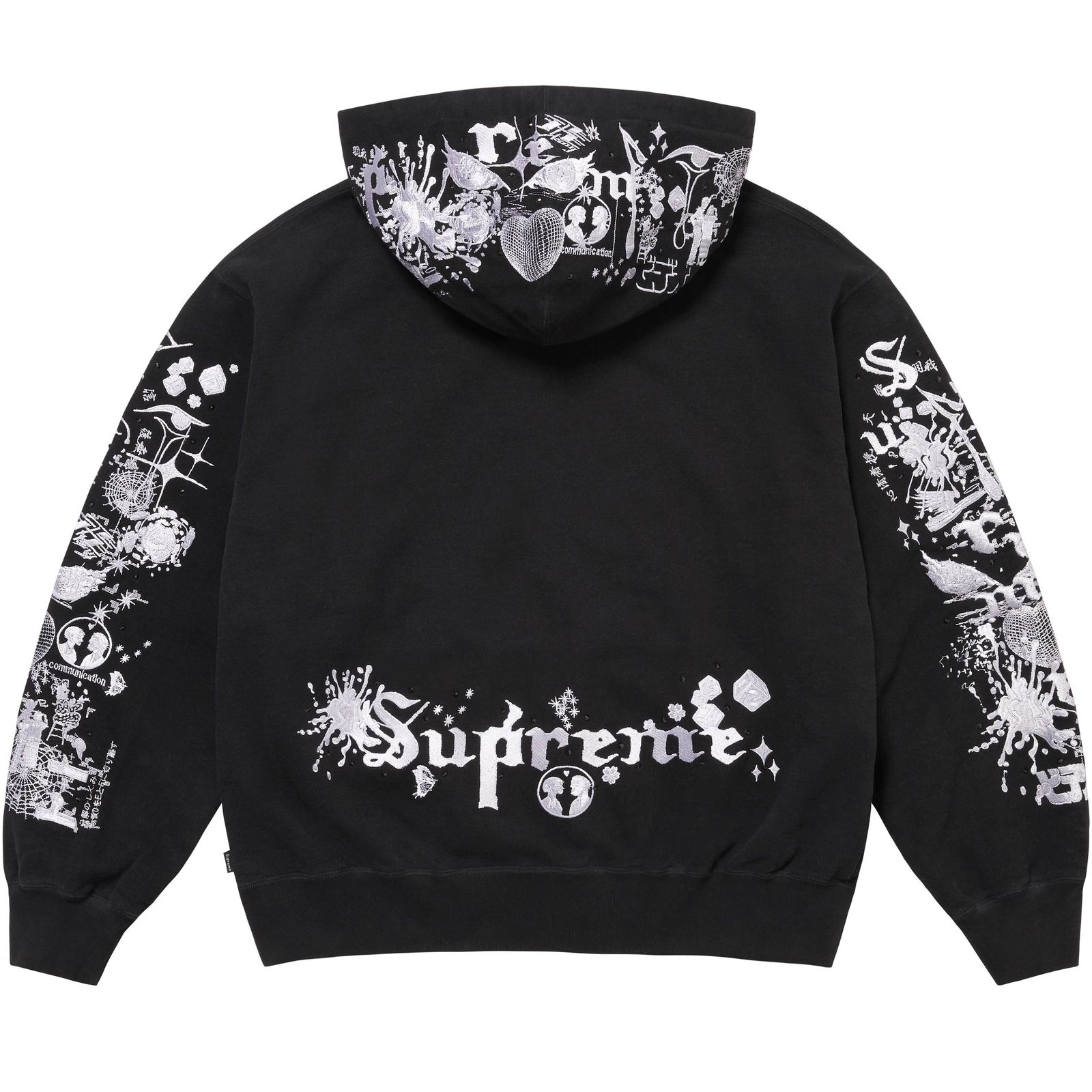 AOI Zip Up Hooded Sweatshirt