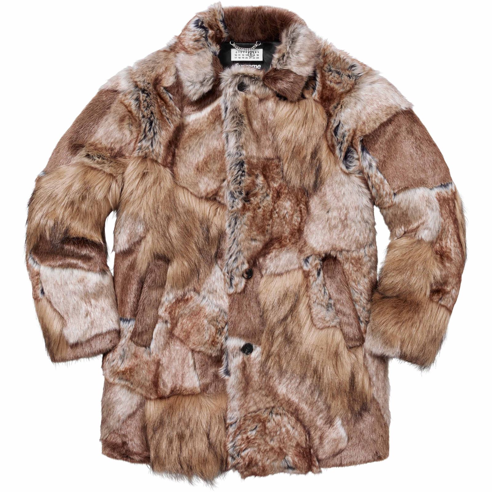 Supreme®/MM6 Maison Margiela Patchwork Faux Fur Coat