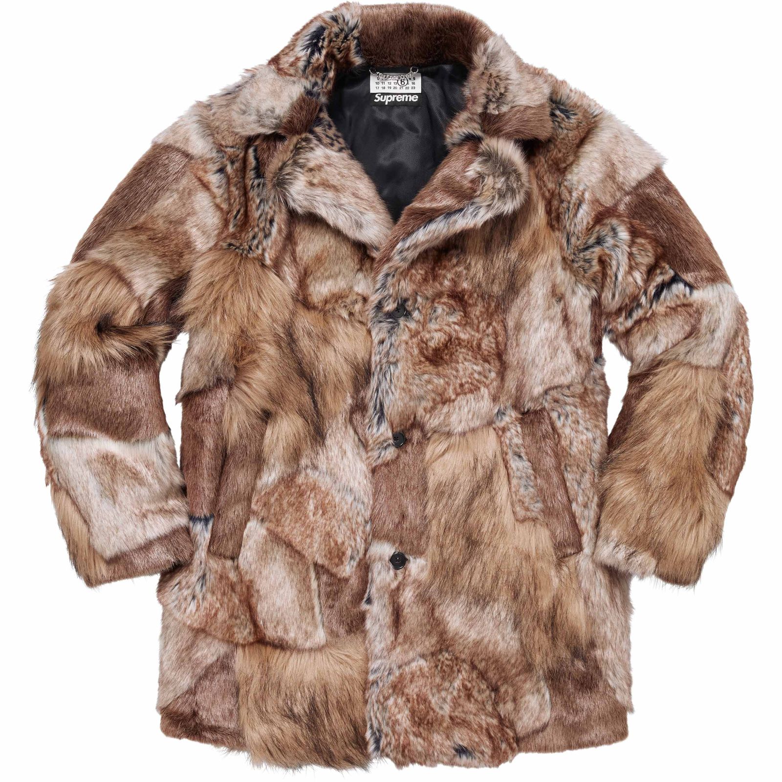 Supreme®/MM6 Maison Margiela Patchwork Faux Fur Coat