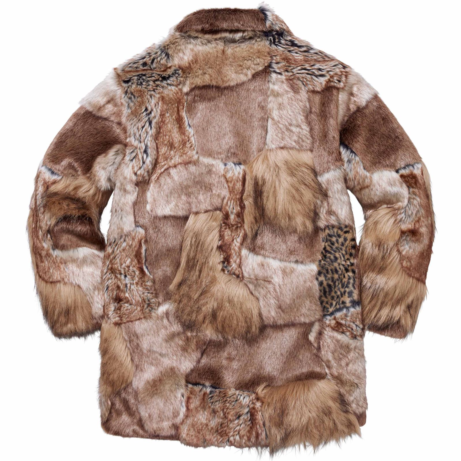 Supreme®/MM6 Maison Margiela Patchwork Faux Fur Coat