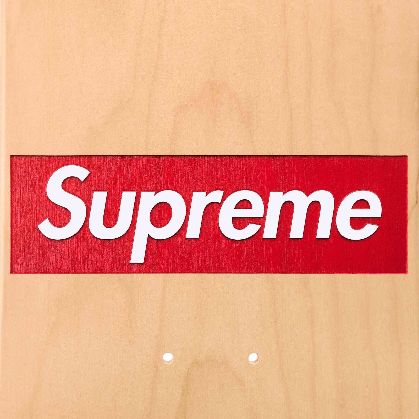 Routed Box Logo Skateboard